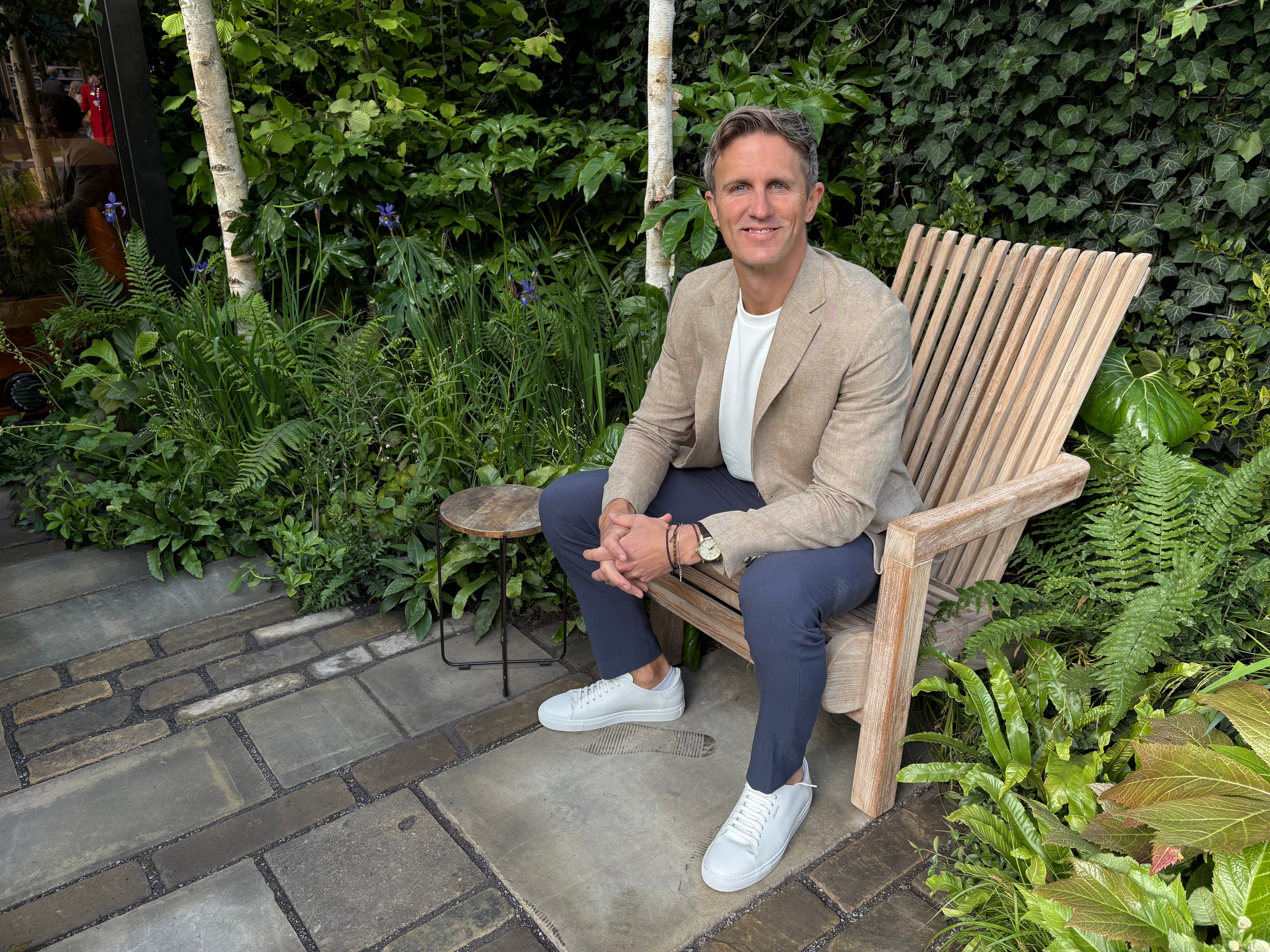 Garden designer Matt Keightley (Hannah Stephenson/PA)