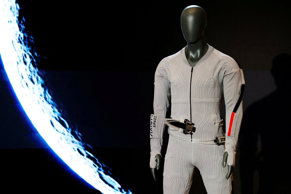 Prada unveils spacesuit to be worn by NASA astronauts on Moo