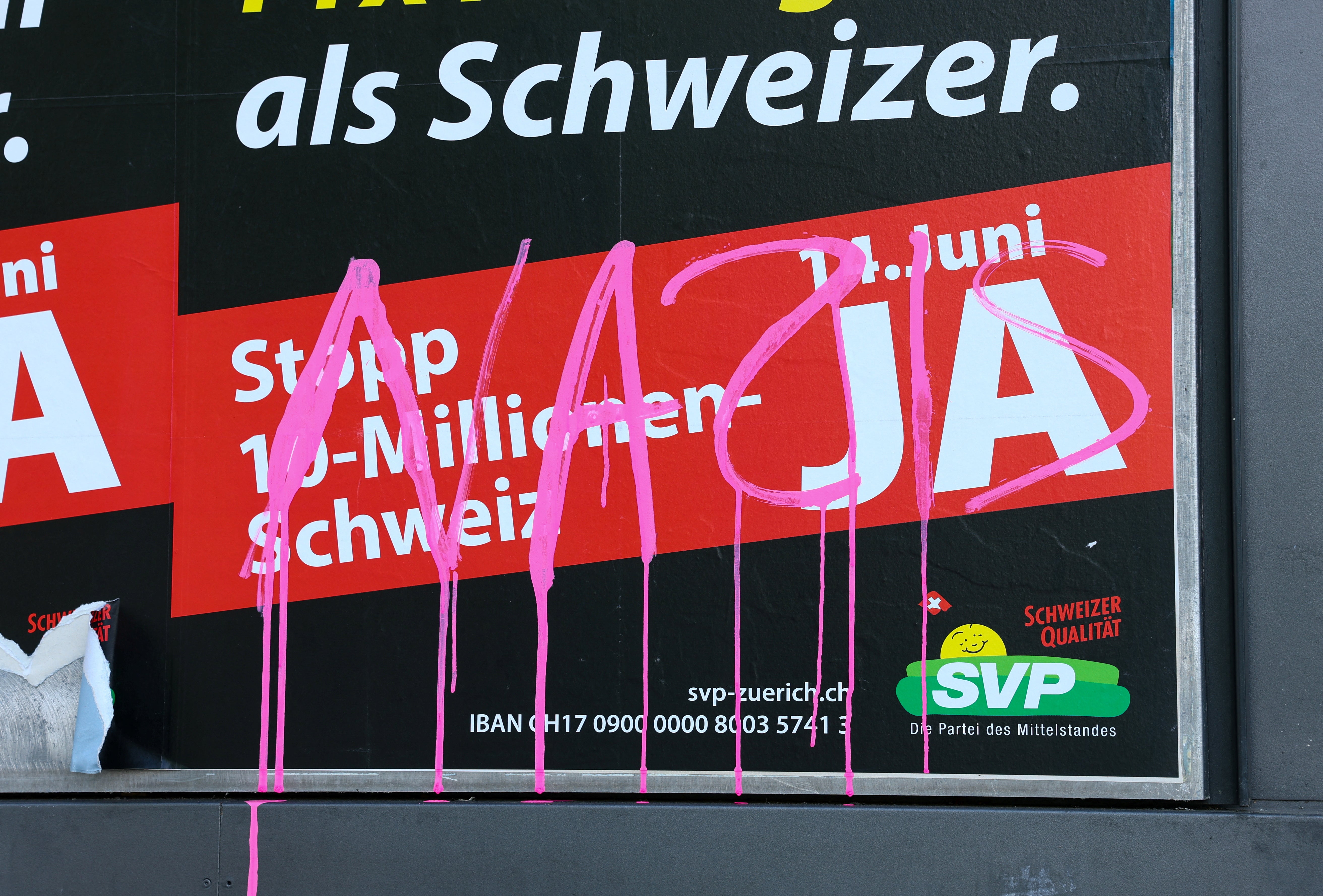 Switzerland is scheduled to hold the referendum on 14 June