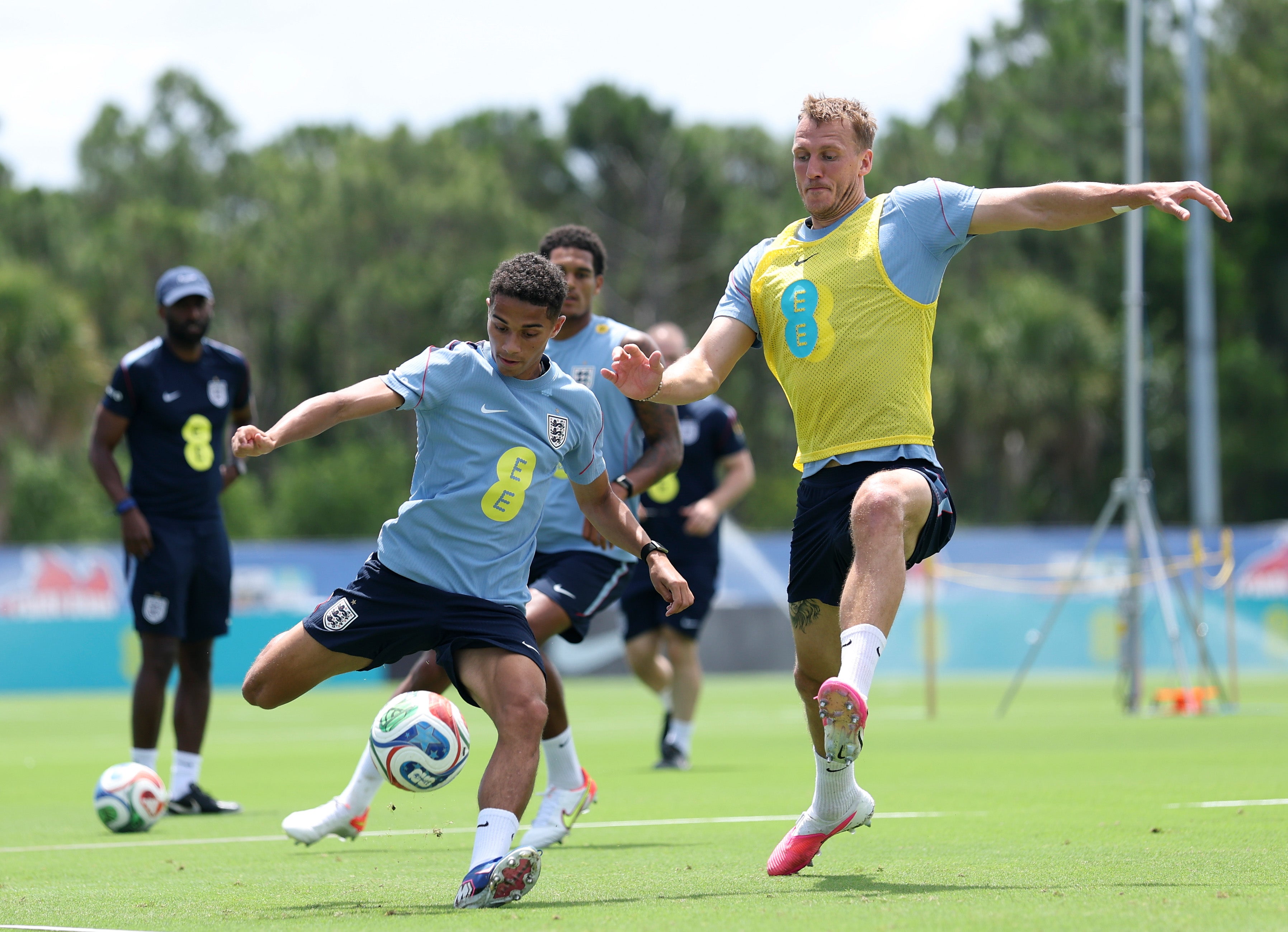 Dan Burn revealed that England's training is going well ahead of the World Cup starting this week