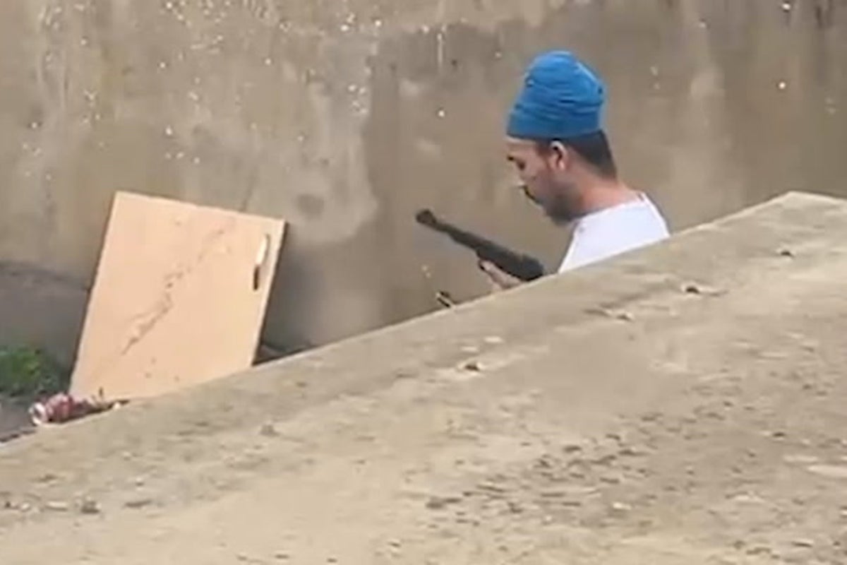 Henry Nowak’s killer Vickrum Digwa seen brandishing ‘gun’ in