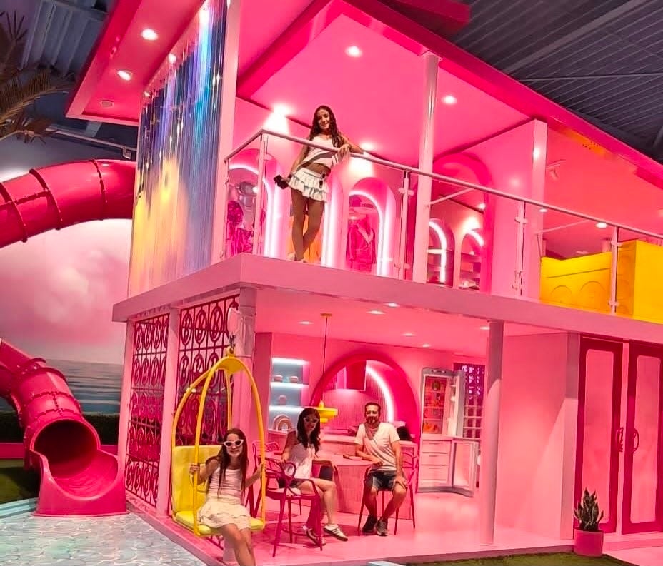 The Shoffmans visited a life-size Barbie Dreamhouse in Amsterdam