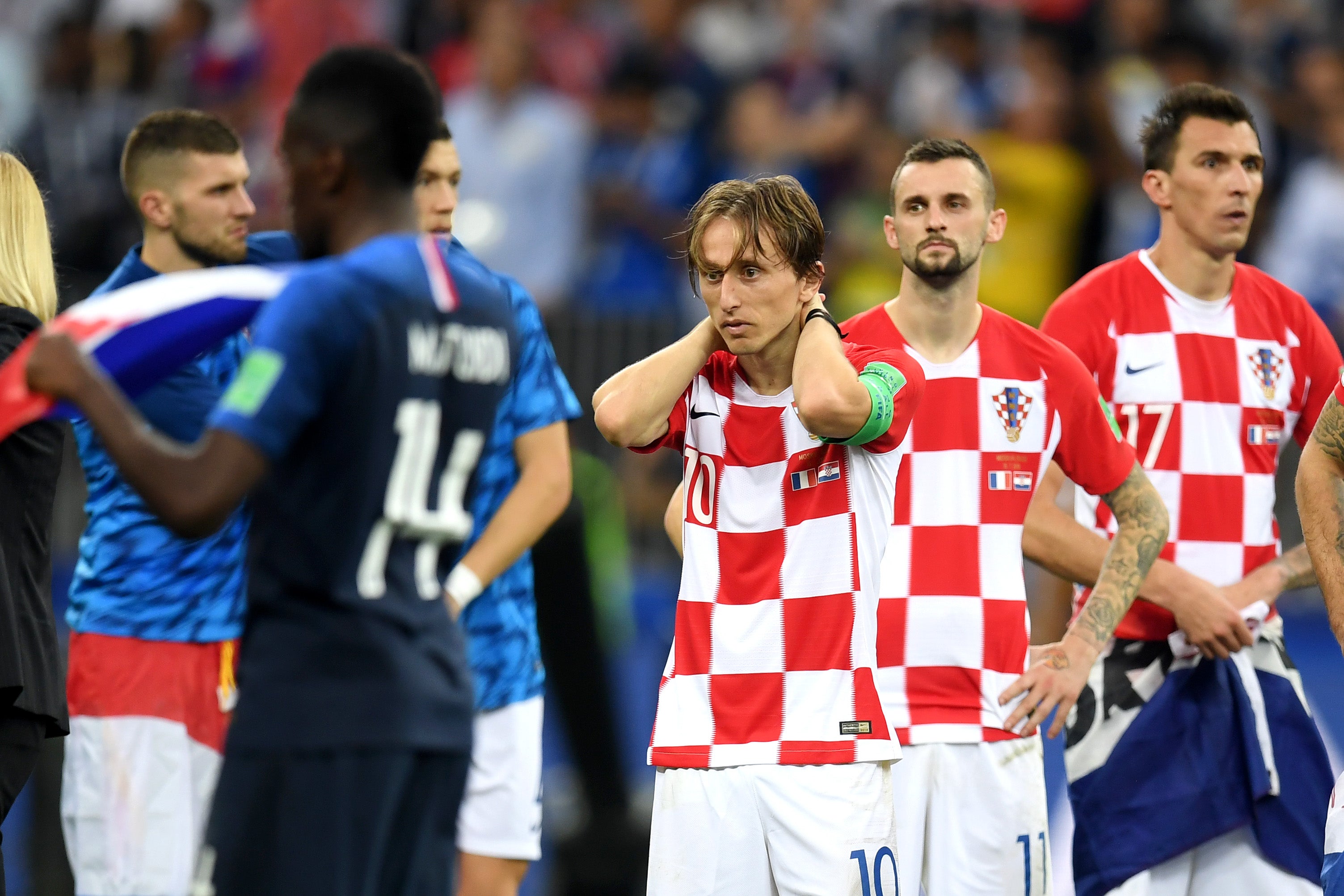 Croatia were beaten in the 2018 World Cup final by france