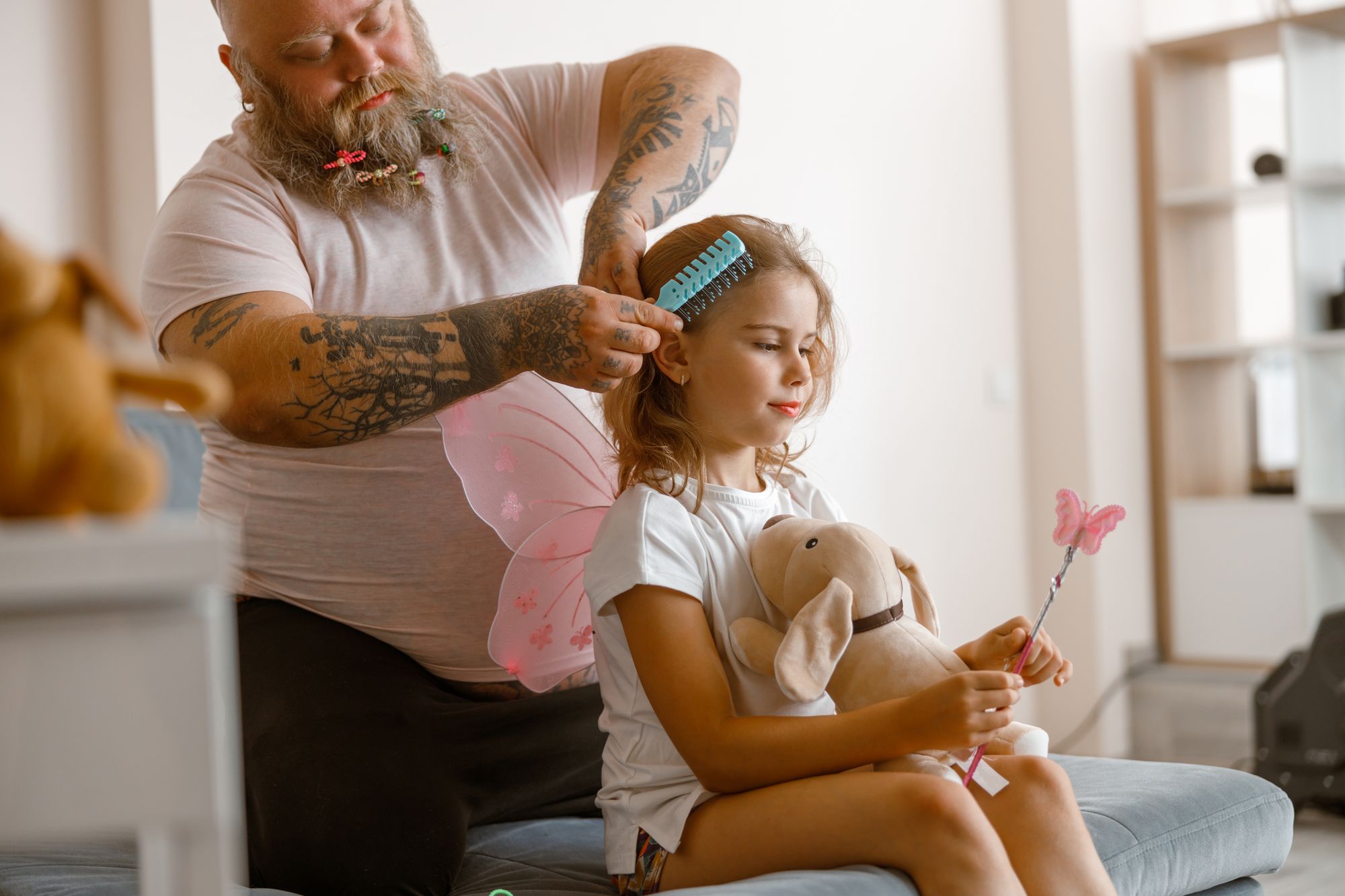 Dad bods became popularized on social media. Experts warn they come with risks — even before people become fathers