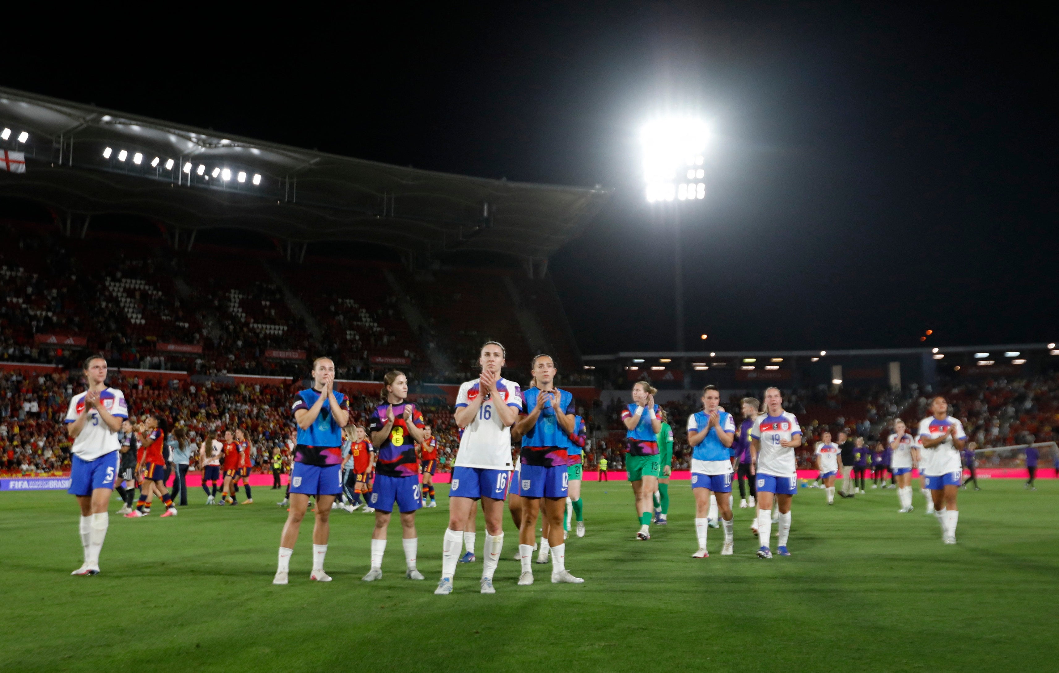 England were beaten by Spain at the weekend leaving them on the back foot in the fight for automatic qualification (Reuters)