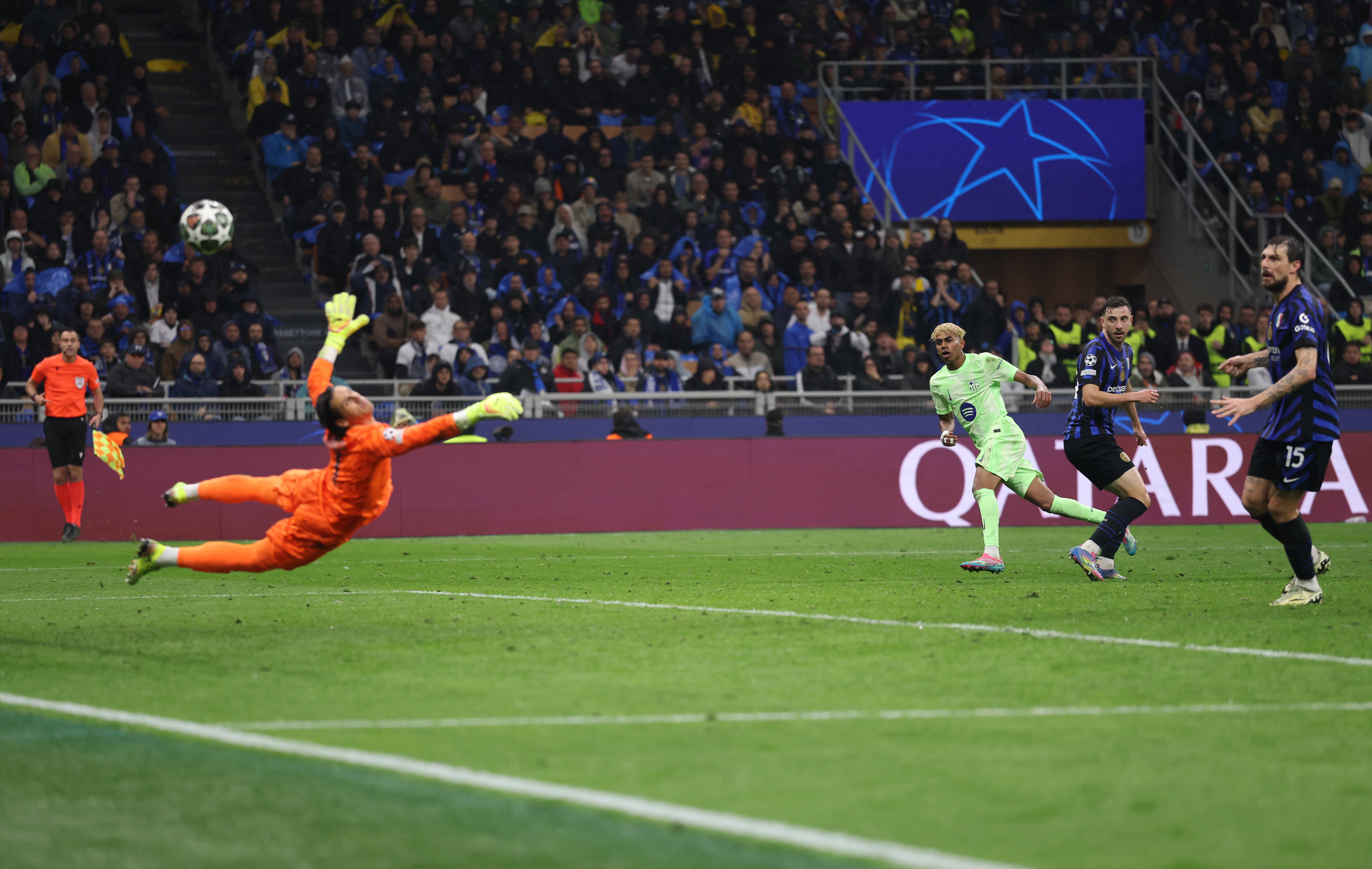 The left-footed Barcelona star already has a trademark in how he is able to bend the ball with his instep
