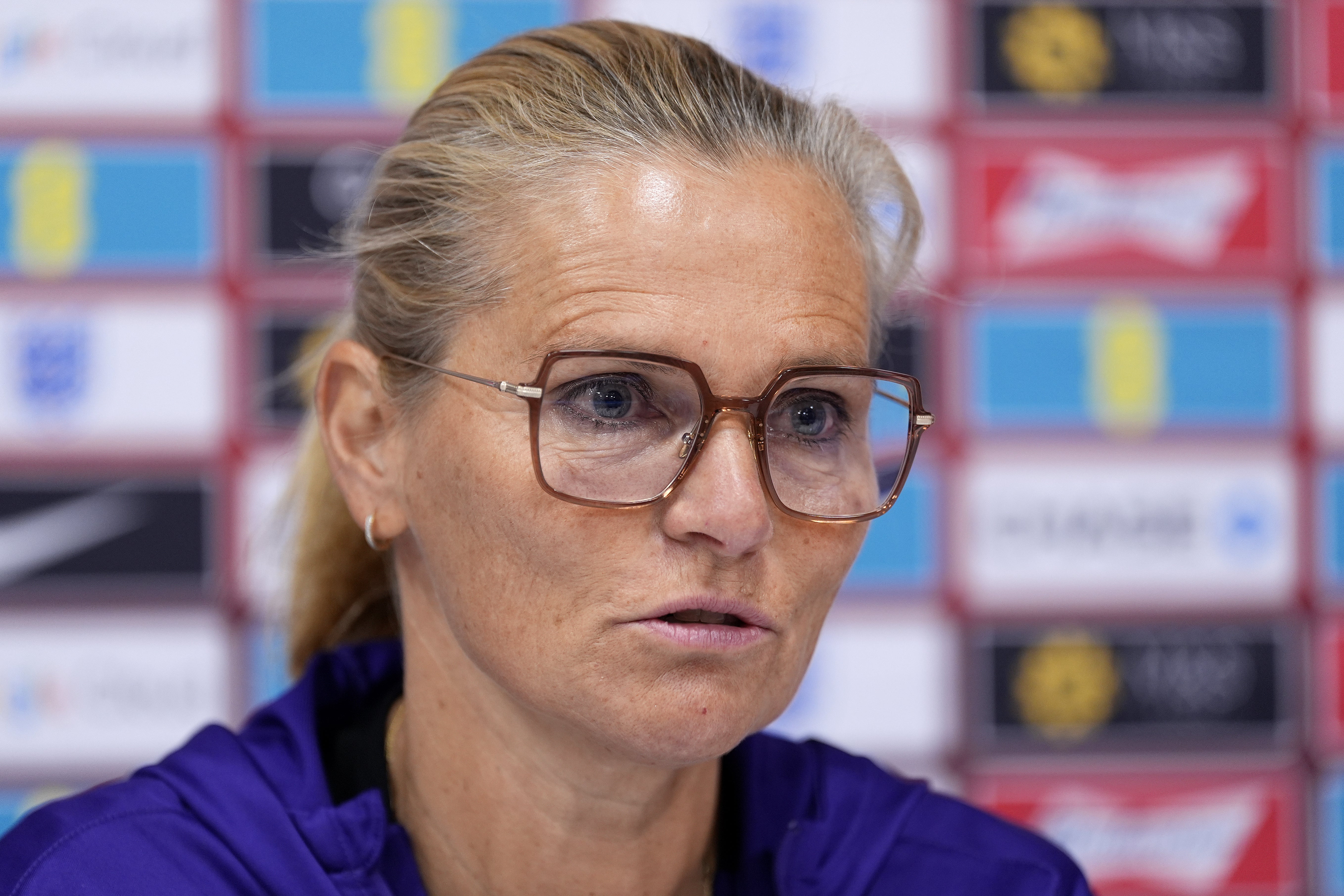 Wiegman’s side will be looking to bounce back against Ukraine (Peter Byrne/PA)