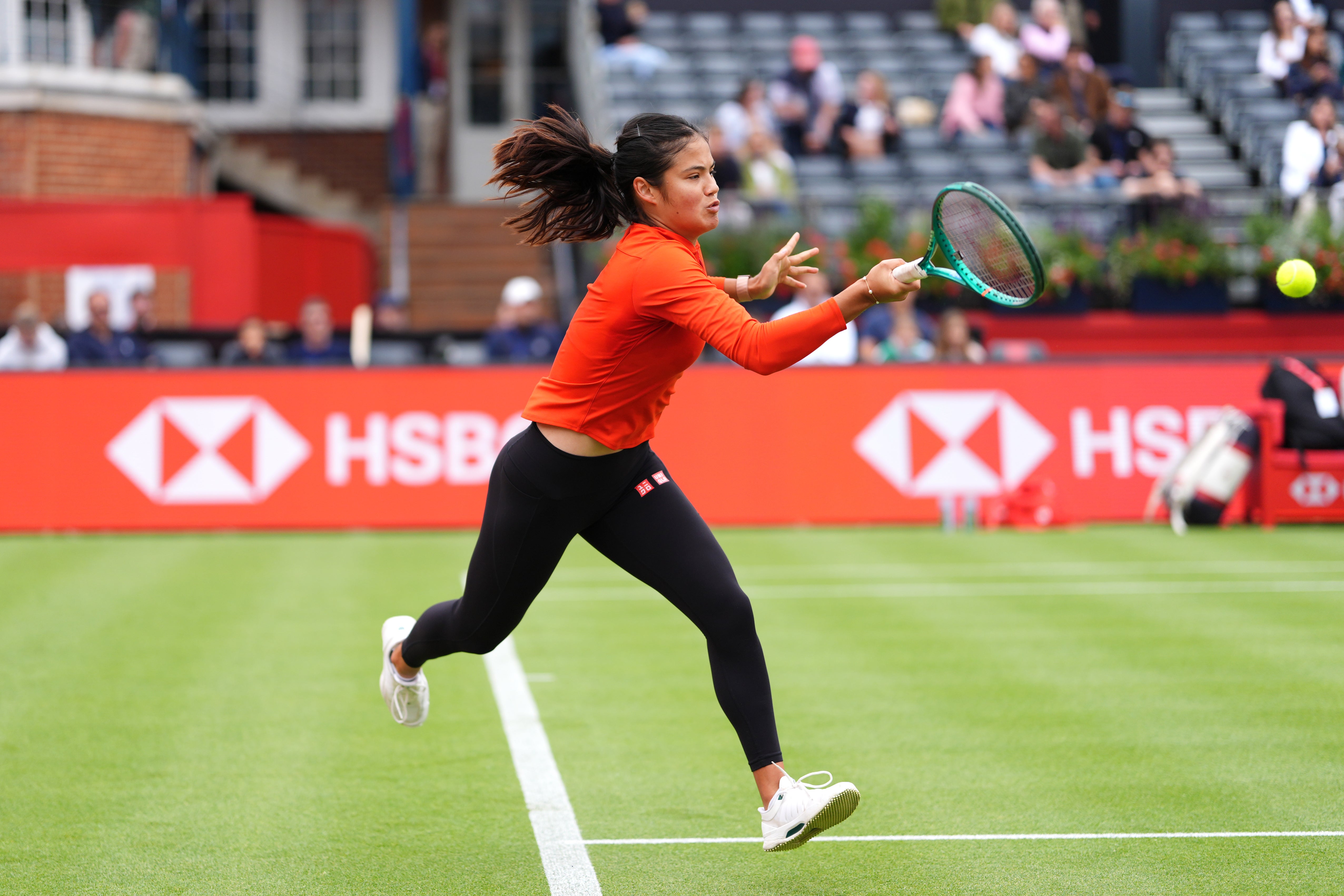 Raducanu will play for the first time since French Open disappointment (Adam Davy/PA)