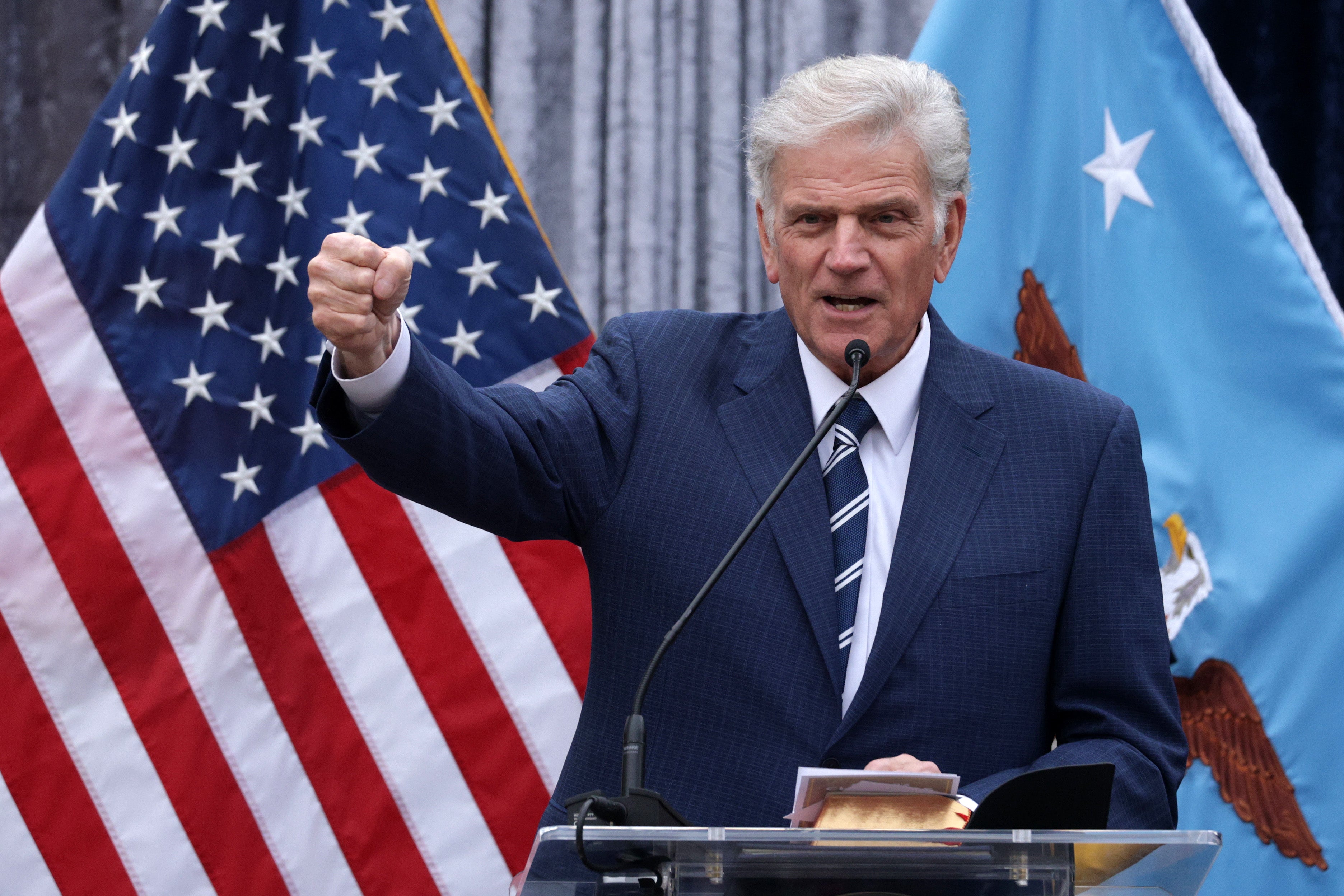 Pete Hegseth has invited far-right Christian preachers including Franklin Graham to preach at a new monthly prayer service he established at the Pentagon