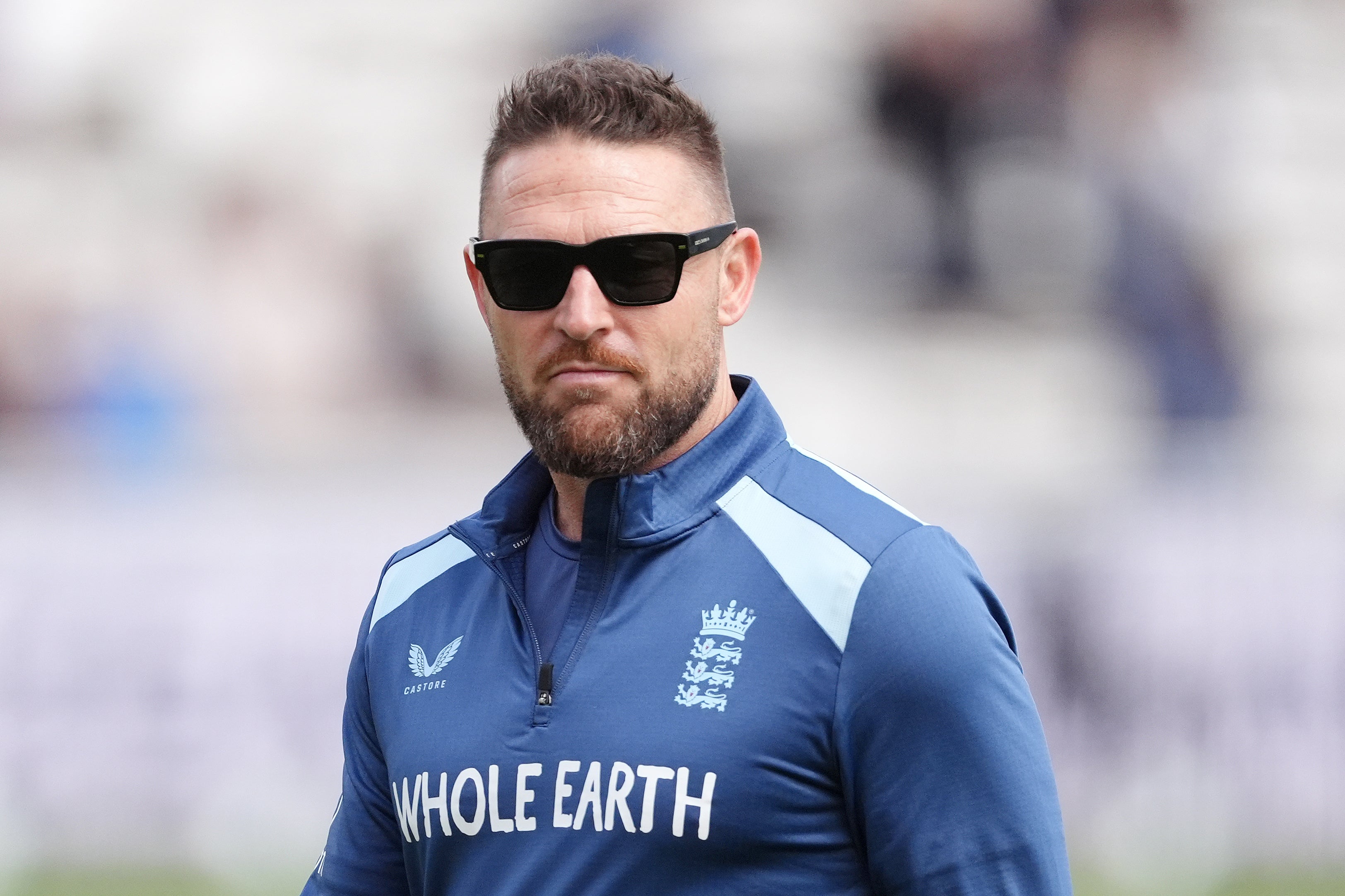 England head coach Brendon McCullum has previous warned his players over excessive behaviour (Ben Whitley/PA)