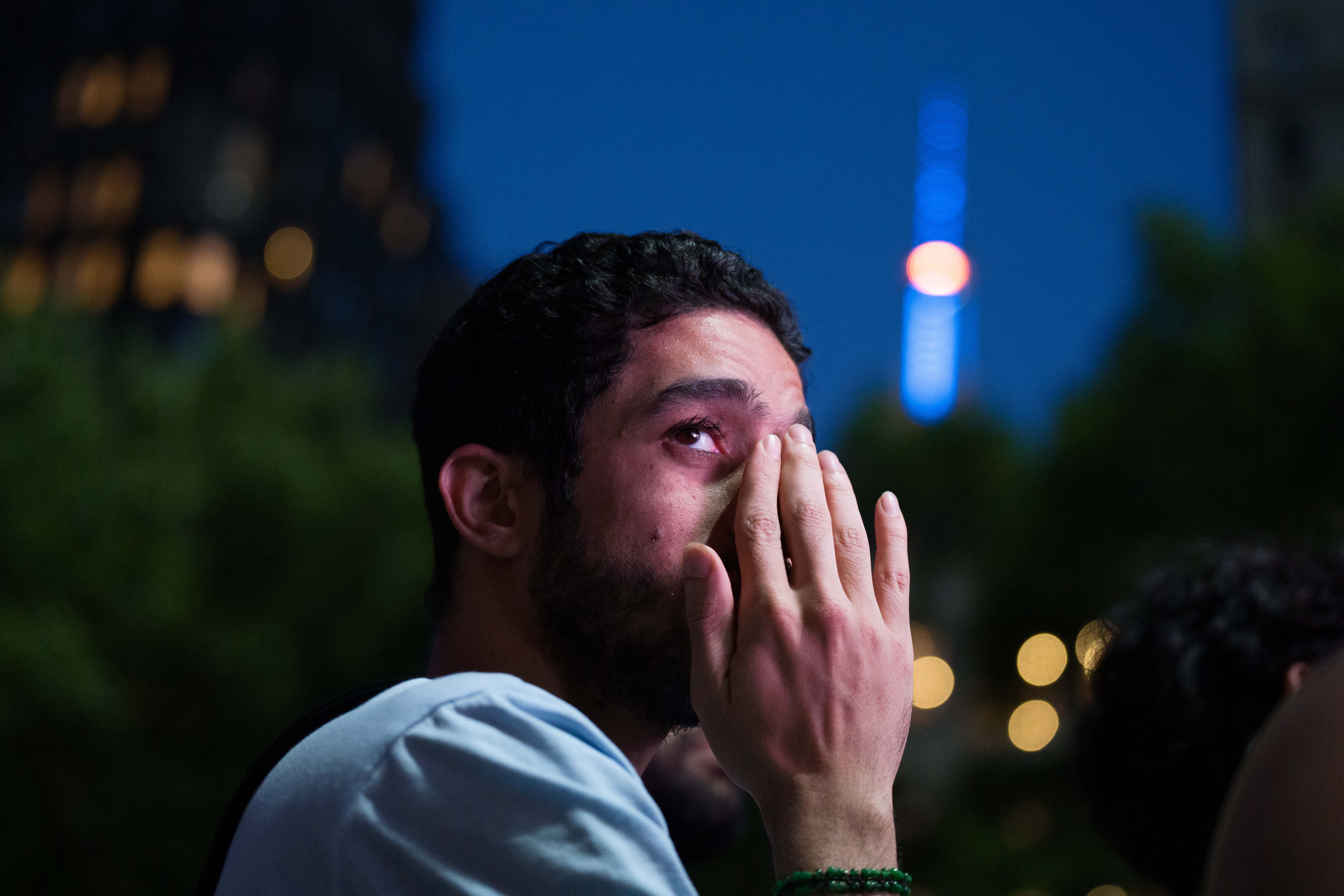 Knicks fans couldn’t stand outside of MSG - but huge watch parties still happened across the city and beyond (Getty)
