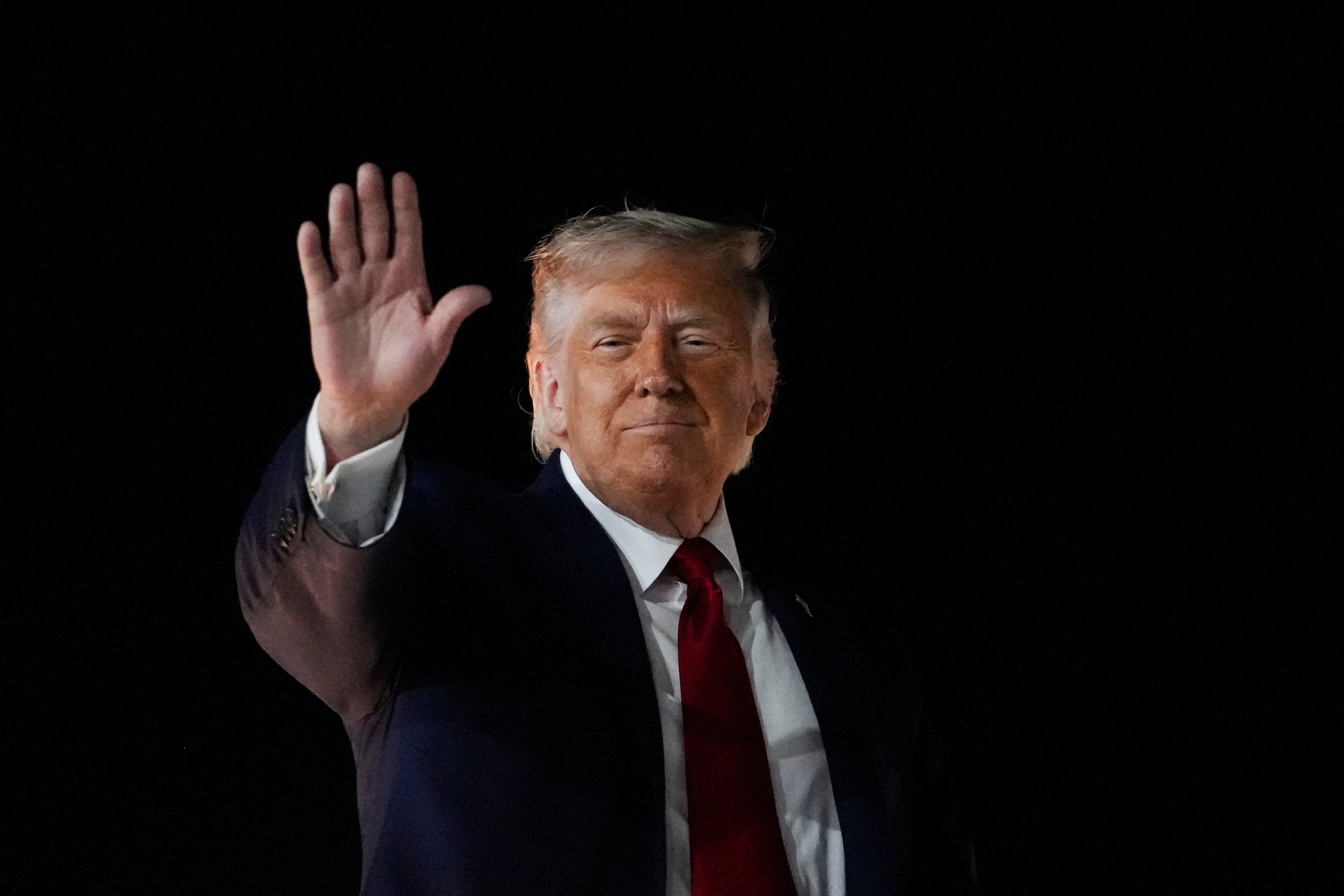 President Donald Trump claimed the U.S. had no choice but to retaliate for the shooting down of its helicopter but said the men involved were ‘fine’ after being rescued by a Navy surface drone (Reuters)