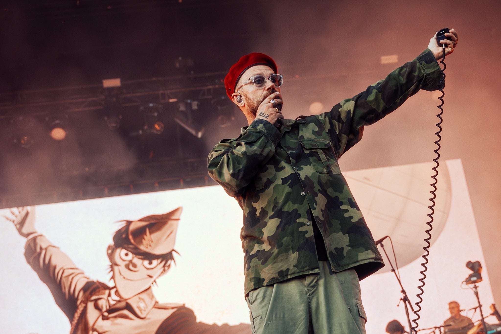 <p>Damon Albarn of the Gorillaz performs at We Love Green 2026</p>