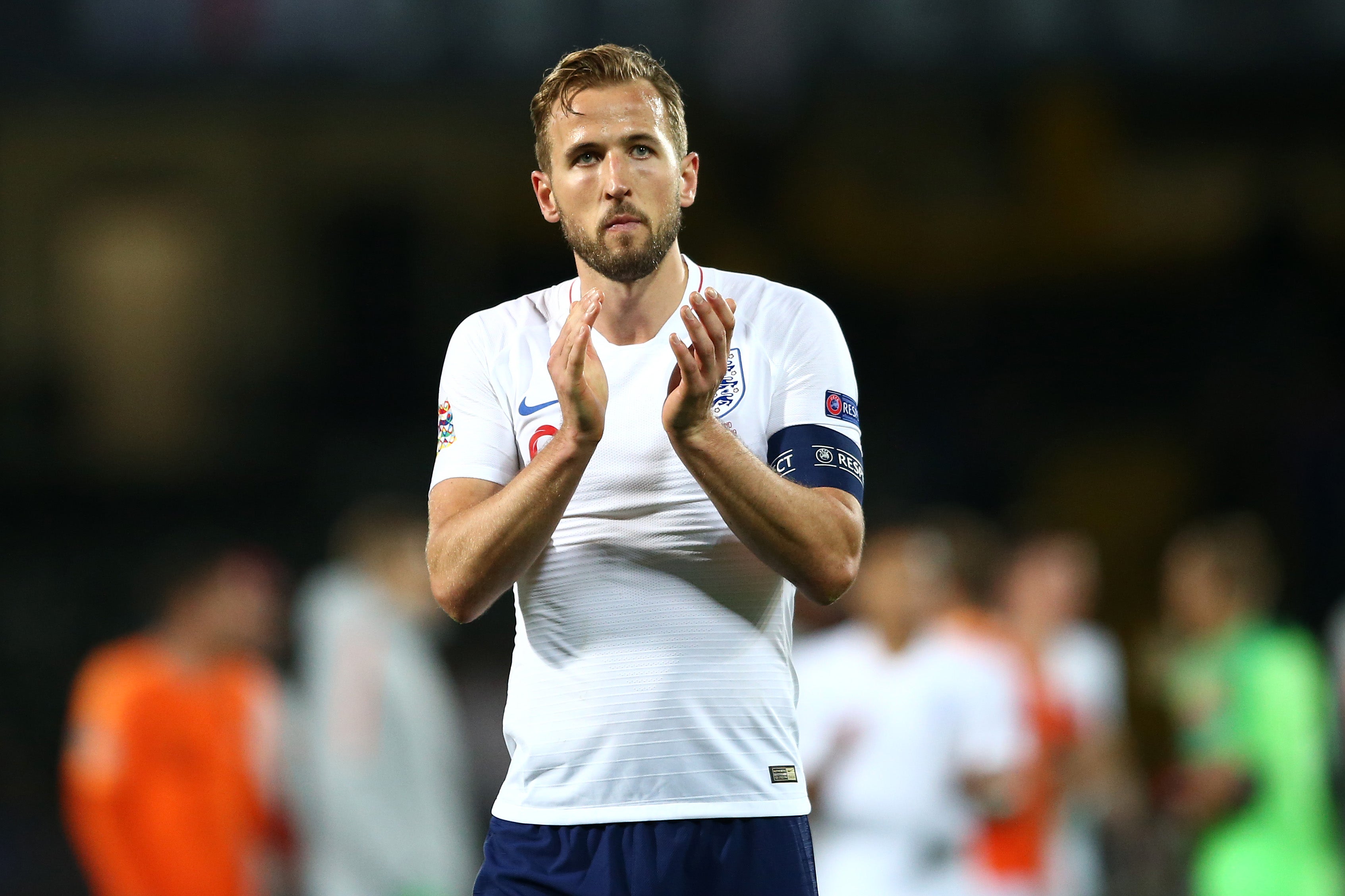 Harry Kane wears these football boots