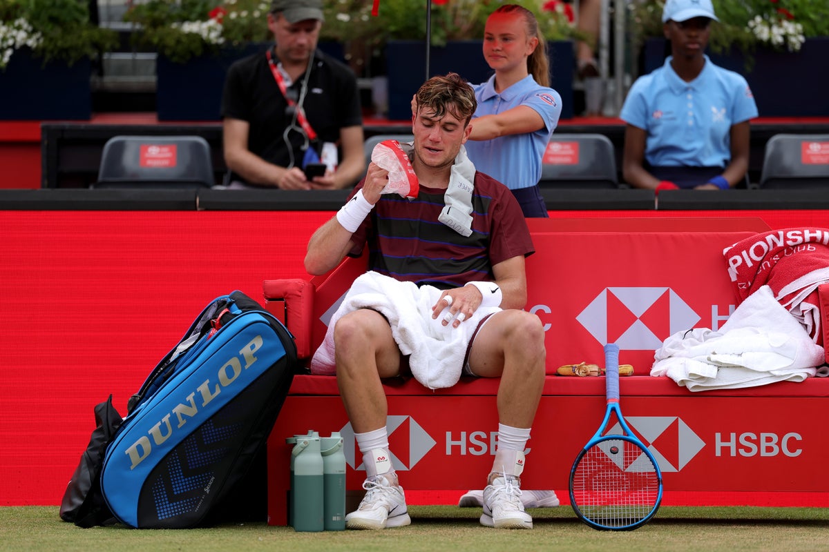 Jack Draper out of Queen’s as latest injury blow puts Wimble