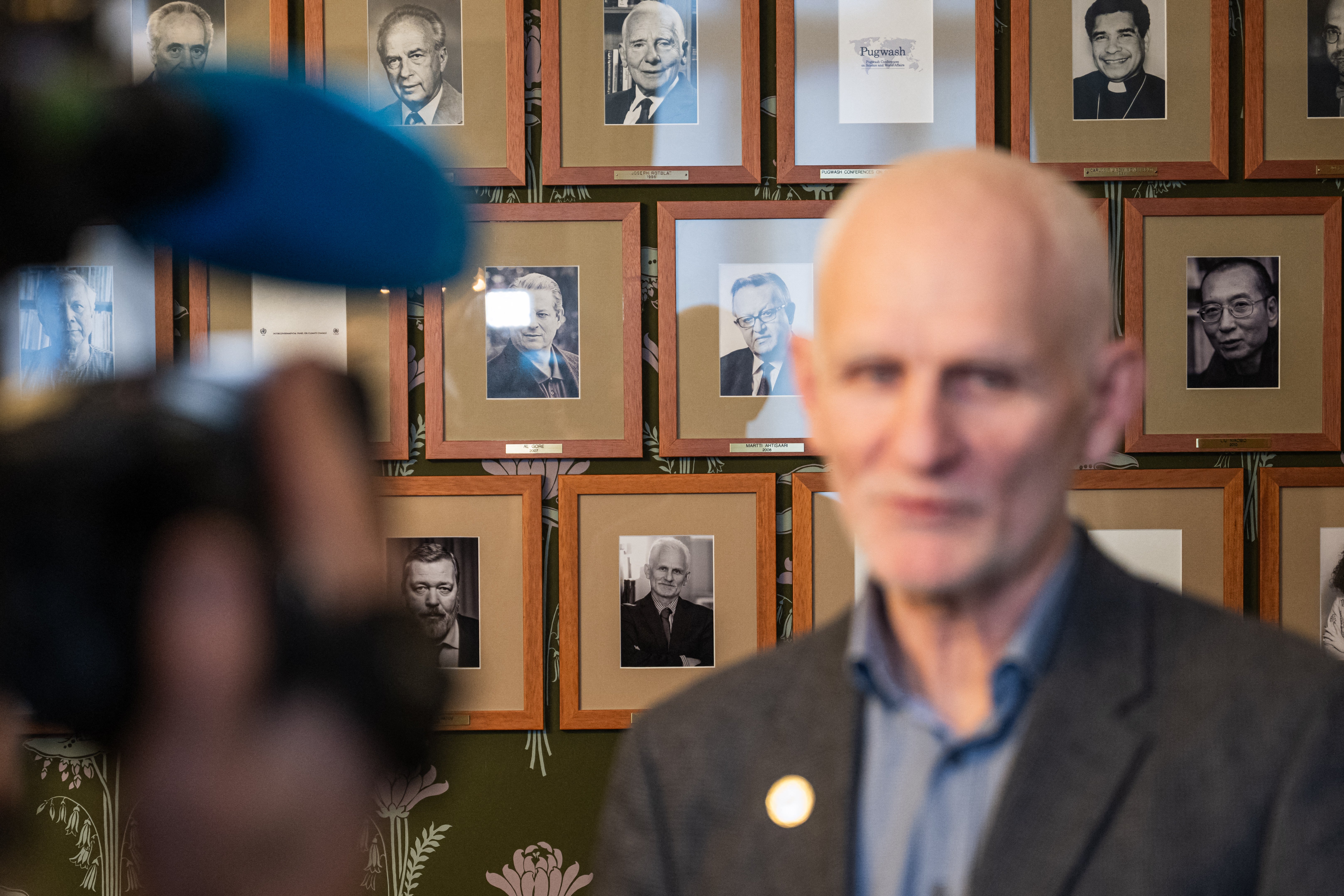 Belarusian human rights activist and 2022 Nobel Peace Prize laureate Ales Bialiatski