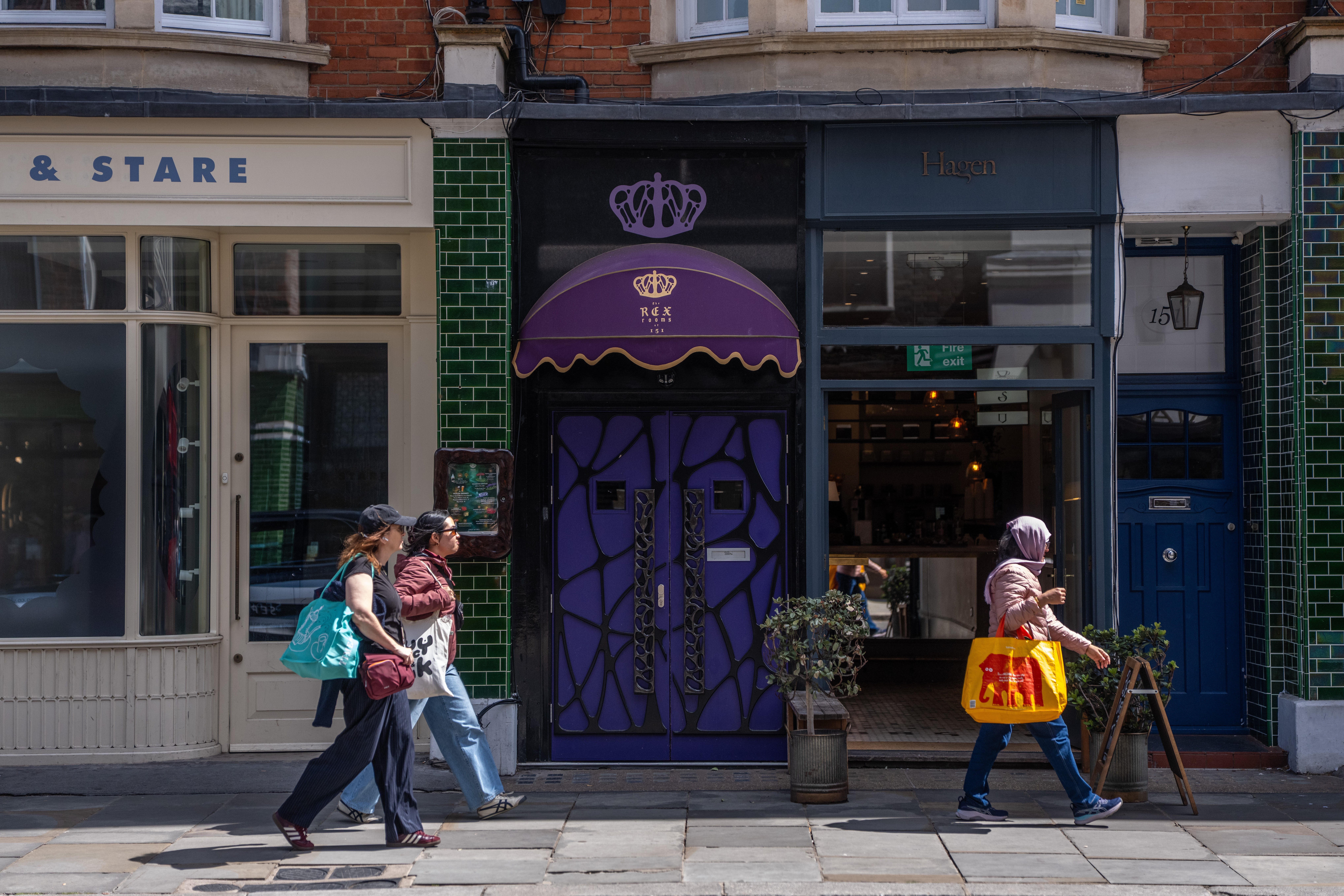 Outside the Rex Rooms nightclub where the incident took place (Getty)