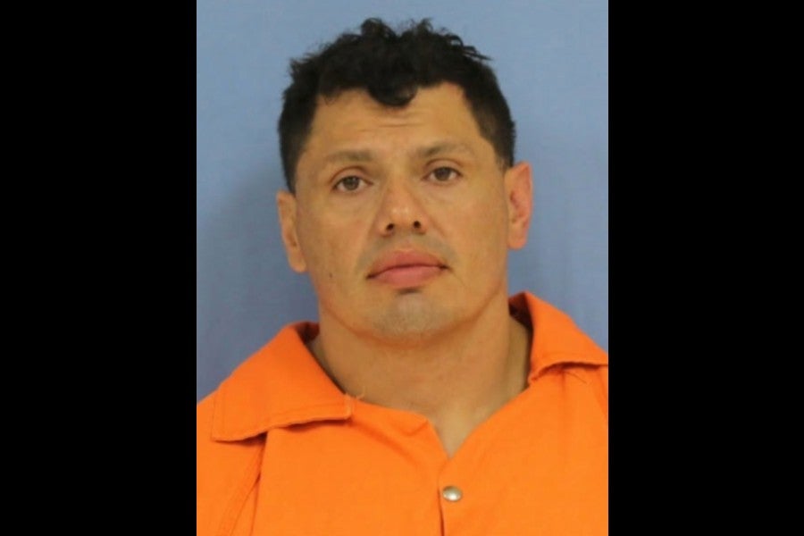 Victor M. Rivas, of Montz, Louisiana, was treated at a local hospital for injuries to both arms sustained during the alligator attack before being booked on charges of second-offense DWI and resisting an officer (St. Charles Parish Sheriff's Office)