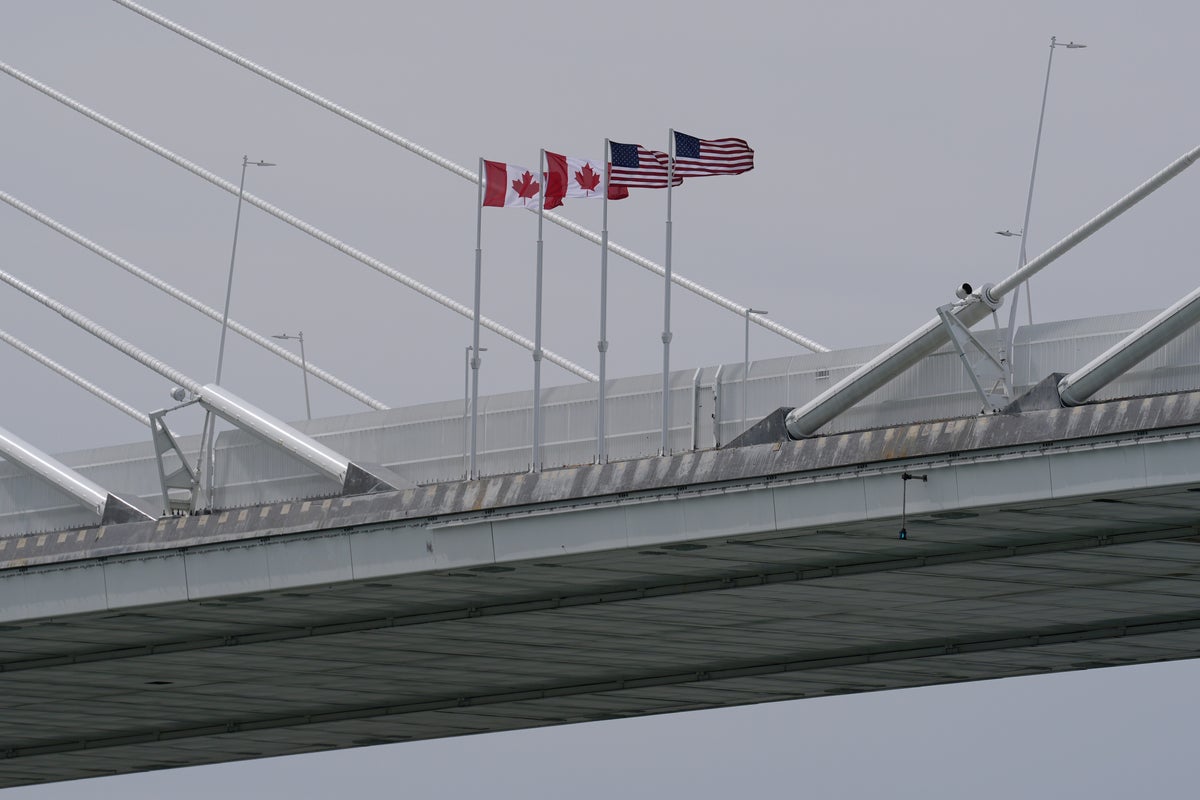 Carney says the new Canadian-built bridge across Detroit Riv