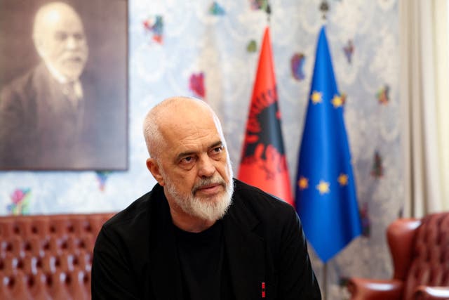 Albanian Prime Minister Edi Rama