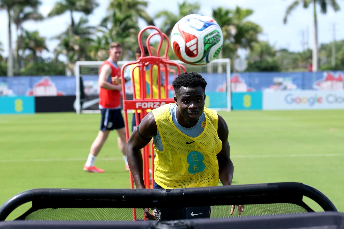 England taking caution to ‘build up’ Bukayo Saka a