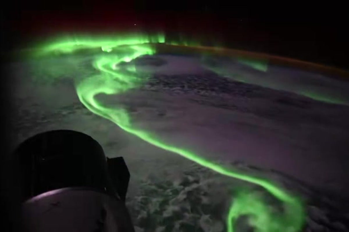 Watch: Stunning Southern Lights timelapse captured from Spac