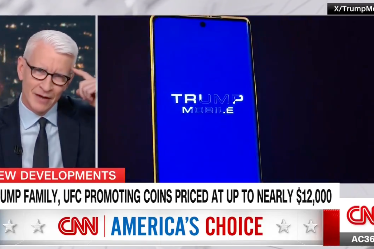 CNN star loses it on air over Trump gold phone and other bra