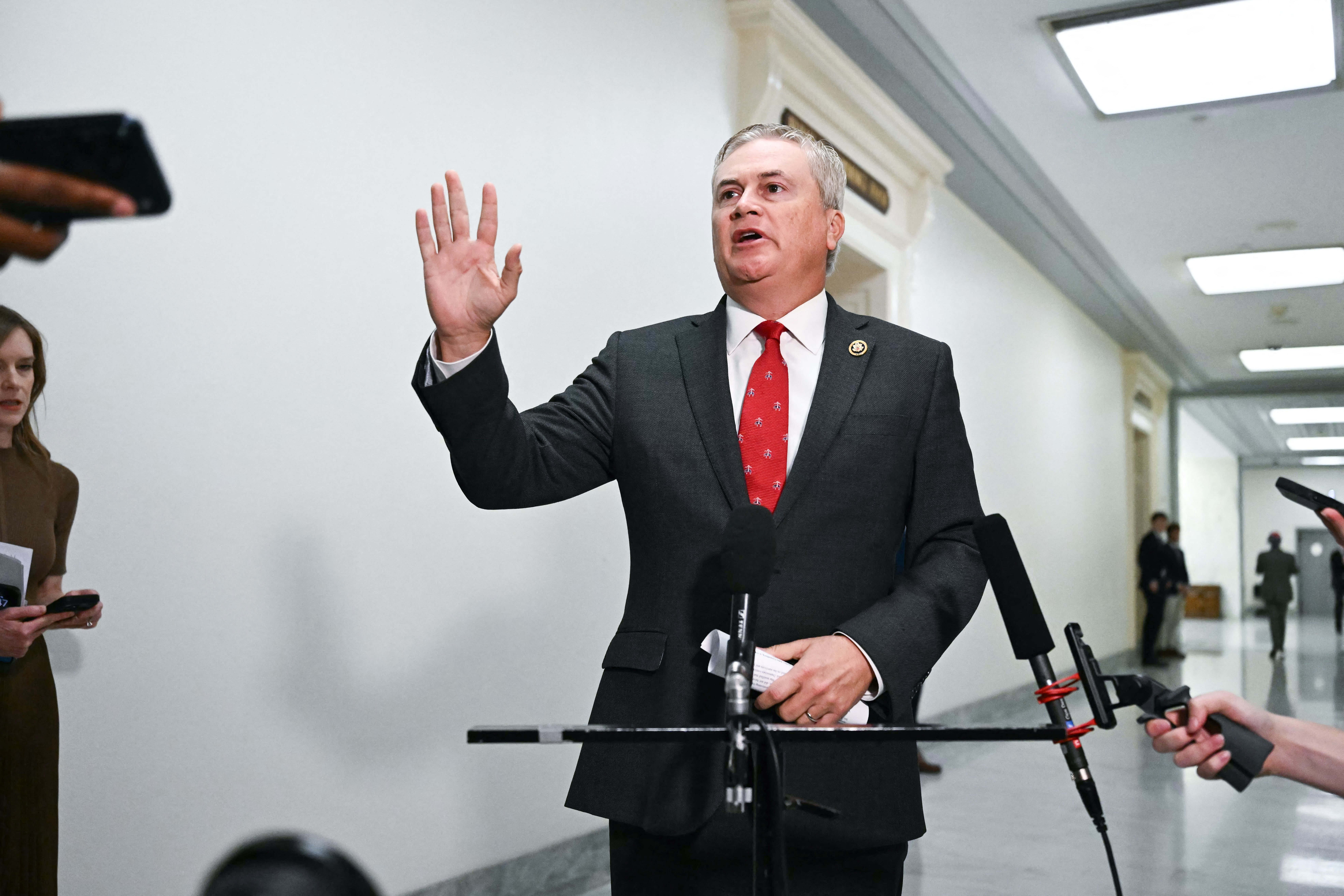 The committee’s Republican chair James Comer subpoenaed Gates for testimony after finding that the Justice Department’s Epstein files contained ‘information’ to assist in its long-running investigation into the late sex offender
