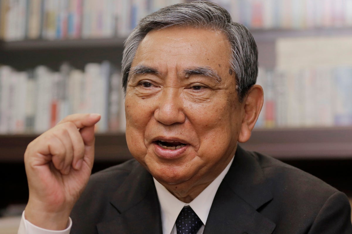 Yohei Kono, who apologized for Japan's wartime sexual abuses