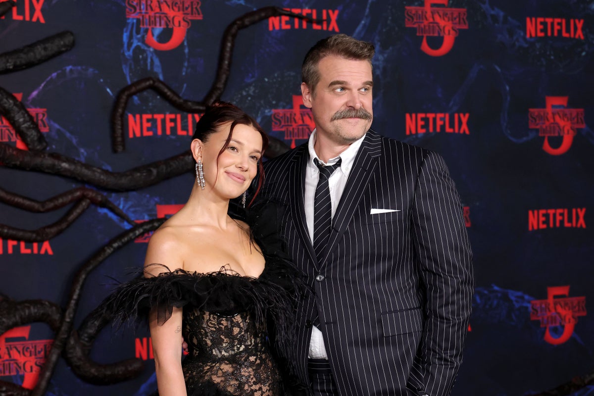 David Harbour addresses rumors of tension with Millie Bobby 