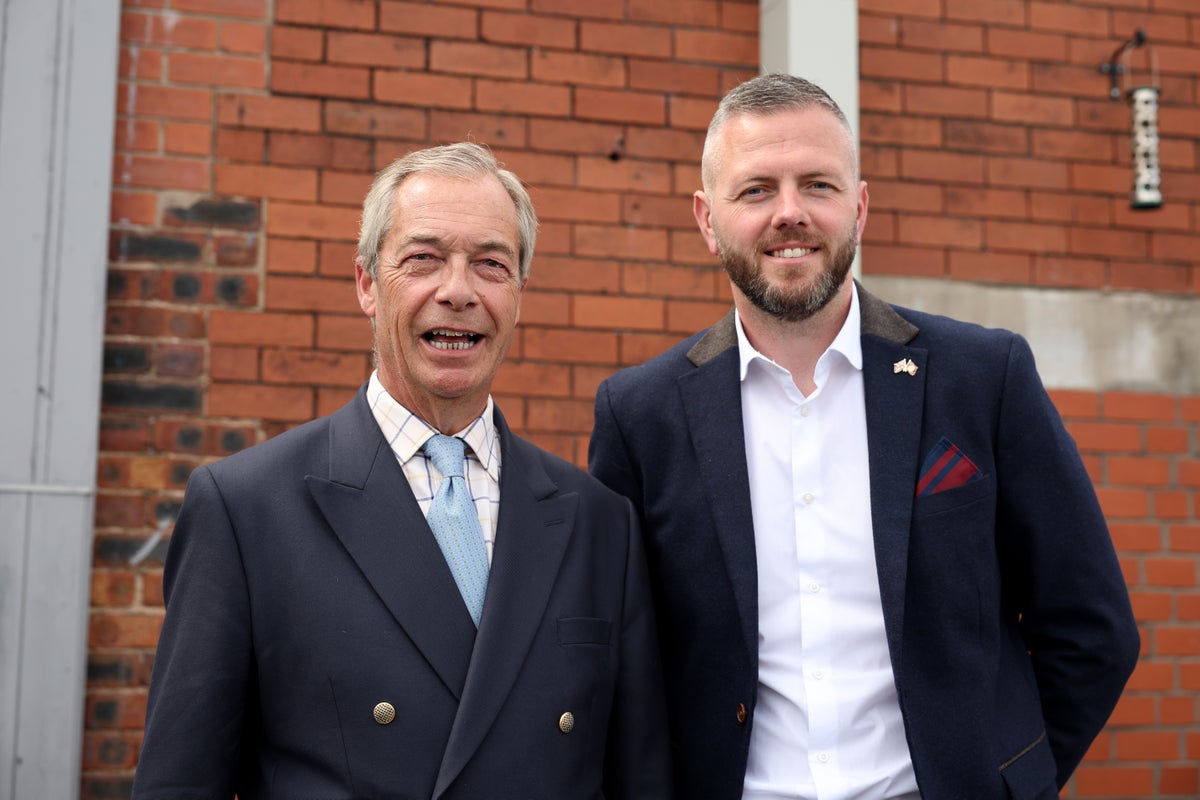 Nigel Farage dismisses Reform candidate’s misogyni