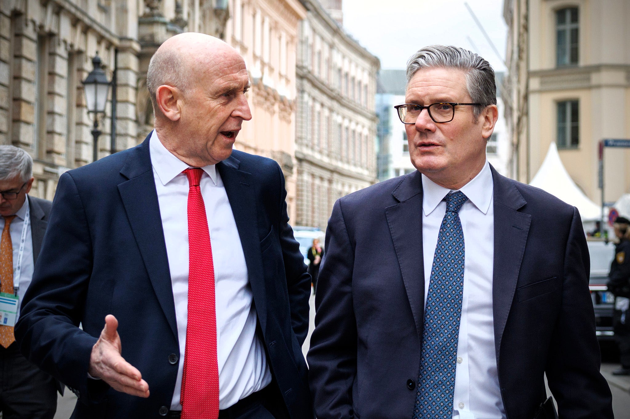 John Healey accused Sir Keir and Rachel Reeves of being 'unwilling to commit the resources the country needs to defend the country at this time of increasing threats'.