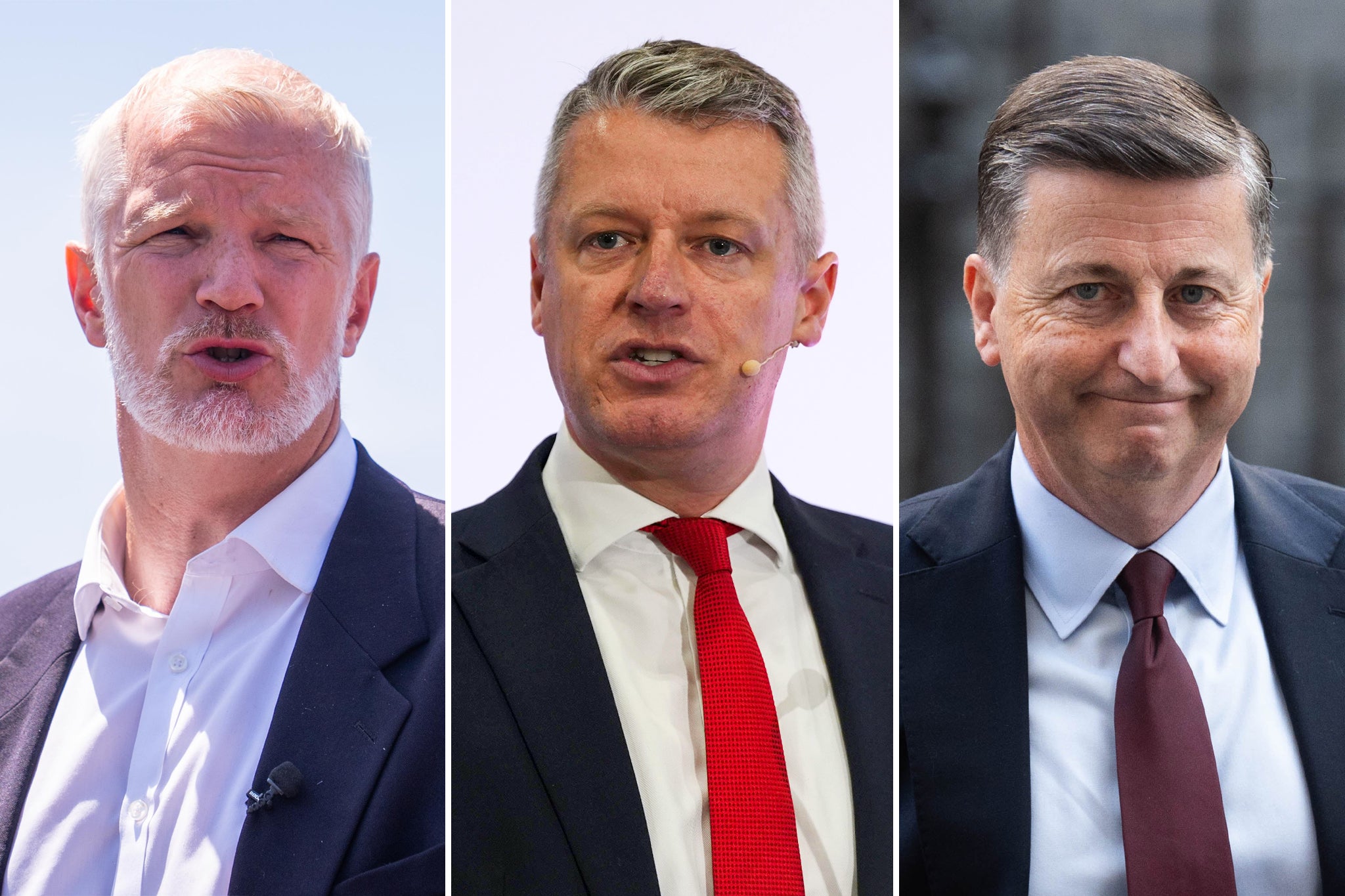 Left to right: Al Carns, Luke Pollard, Douglas Alexander