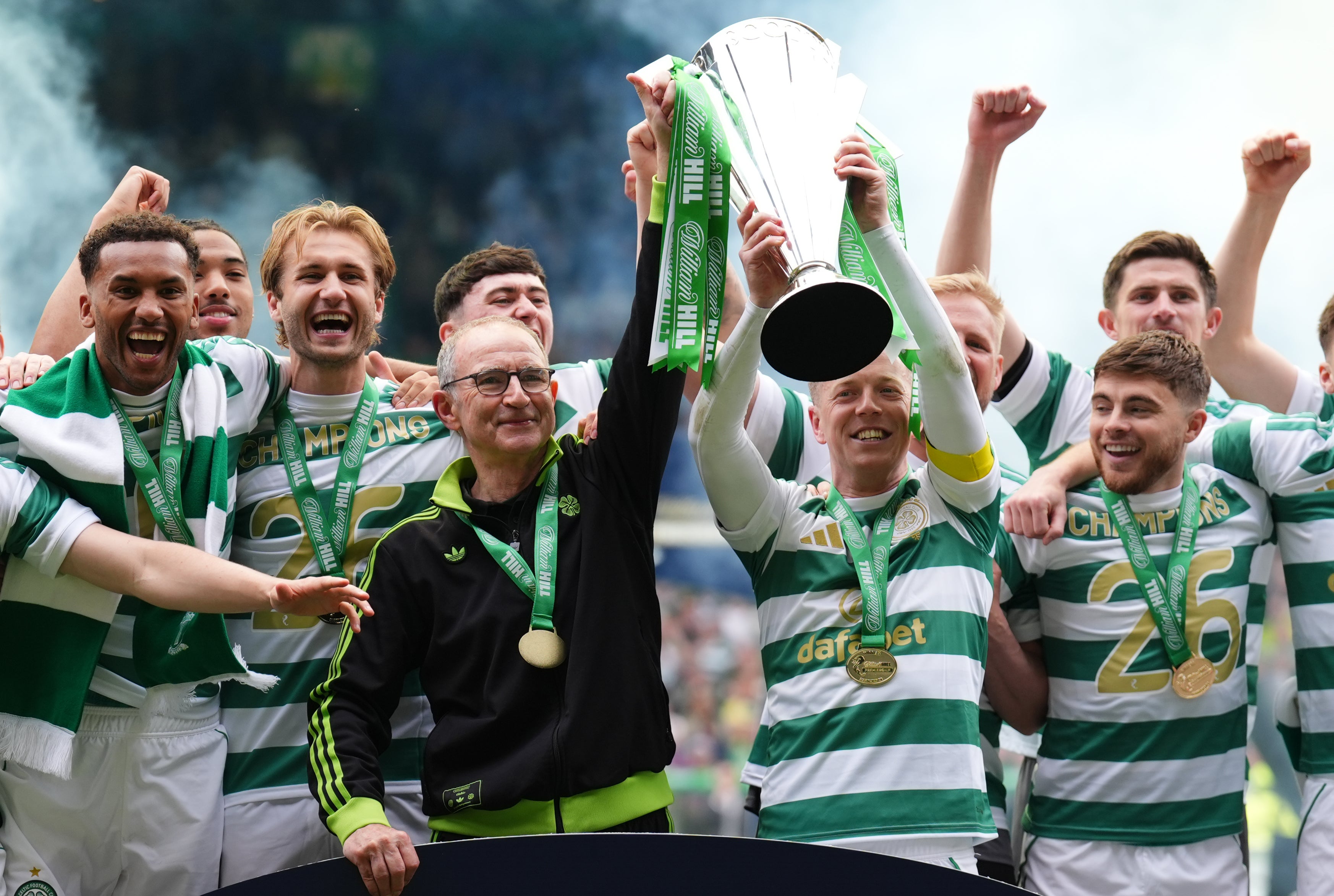 O’Neill won two trophies with Celtic last season