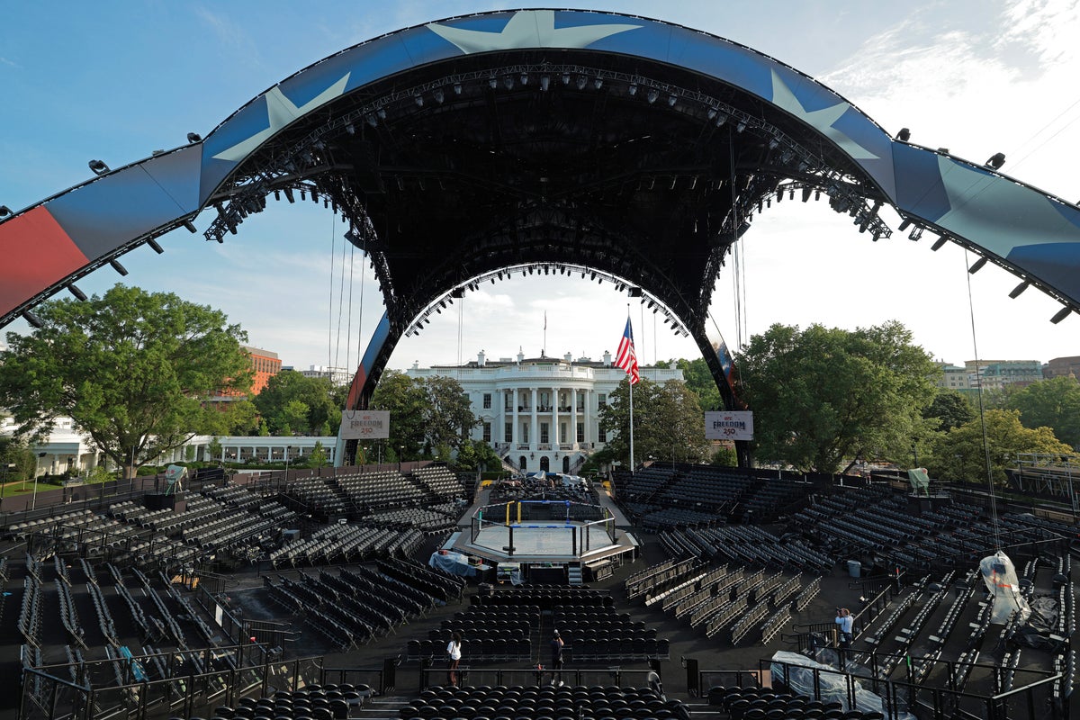Why buy ads when you can sponsor a fight at the Wh