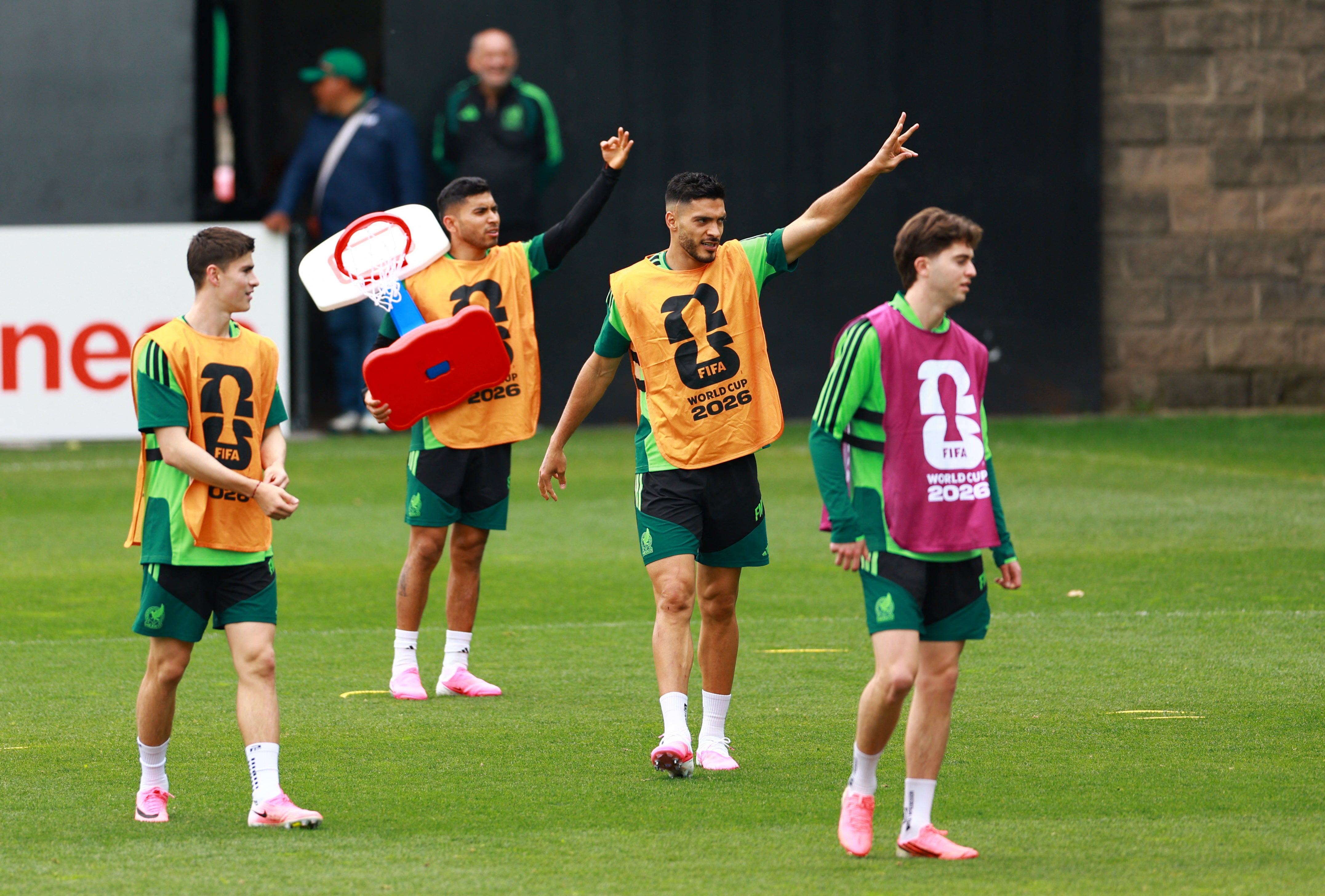 Mexico’s squad training earlier this week