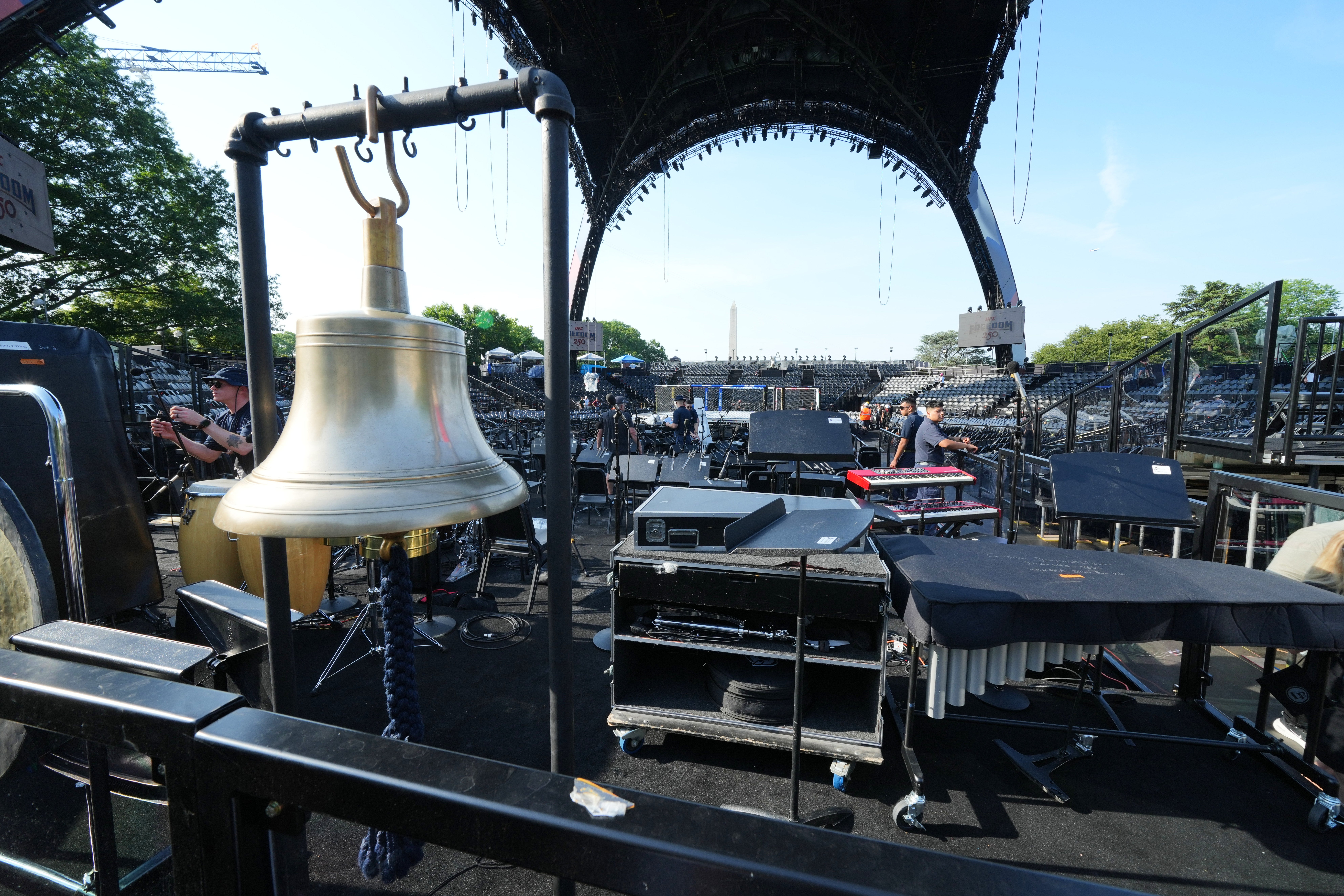 The event, set to begin at 8 pm Sunday, June 14, will be live-streamed on Paramount+ or locals to Washington, D.C., can buy free tickets to watch the cage match on the Ellipse