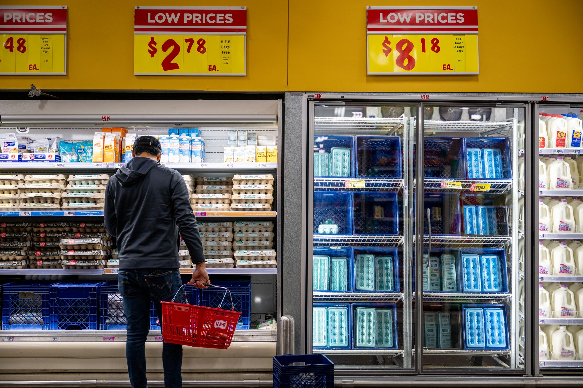 Major grocery chains like Walmart and Kroger are lowering prices on thousands of...