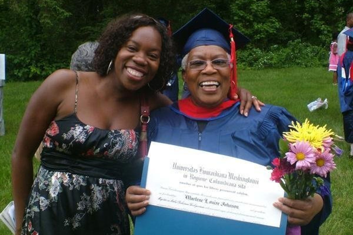 Former AP reporter Marlene Louise Johnson, who sued wire for