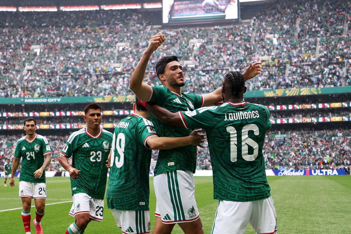 Mexico kick-start World Cup party in win over Sout