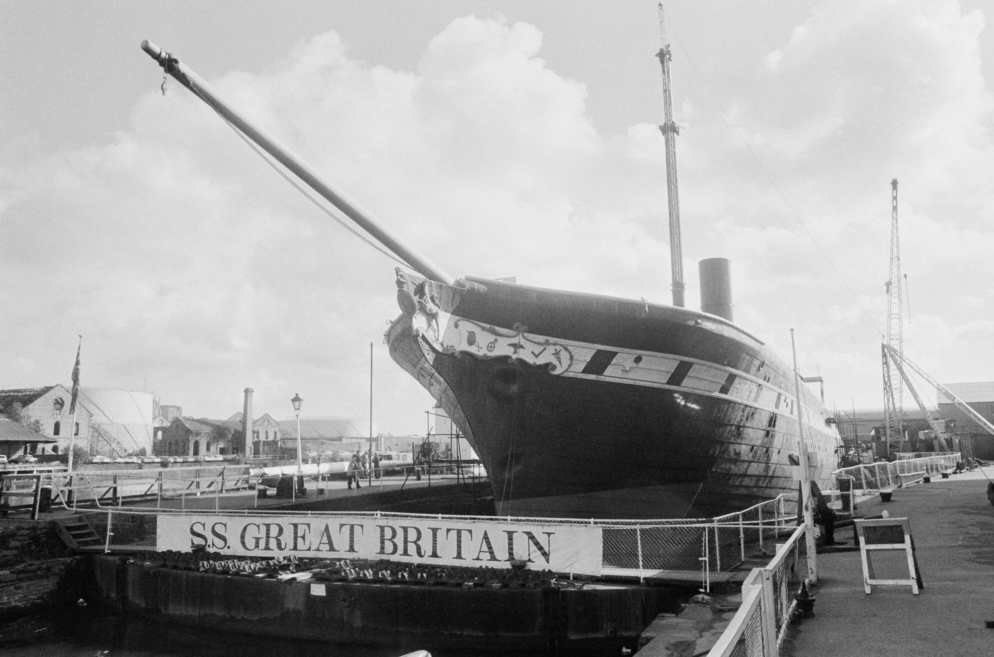 SS Great Britain was designed by Isambard Kingdom Brunel for the Great Western Steamship Company, and was once the world's largest passenger ship