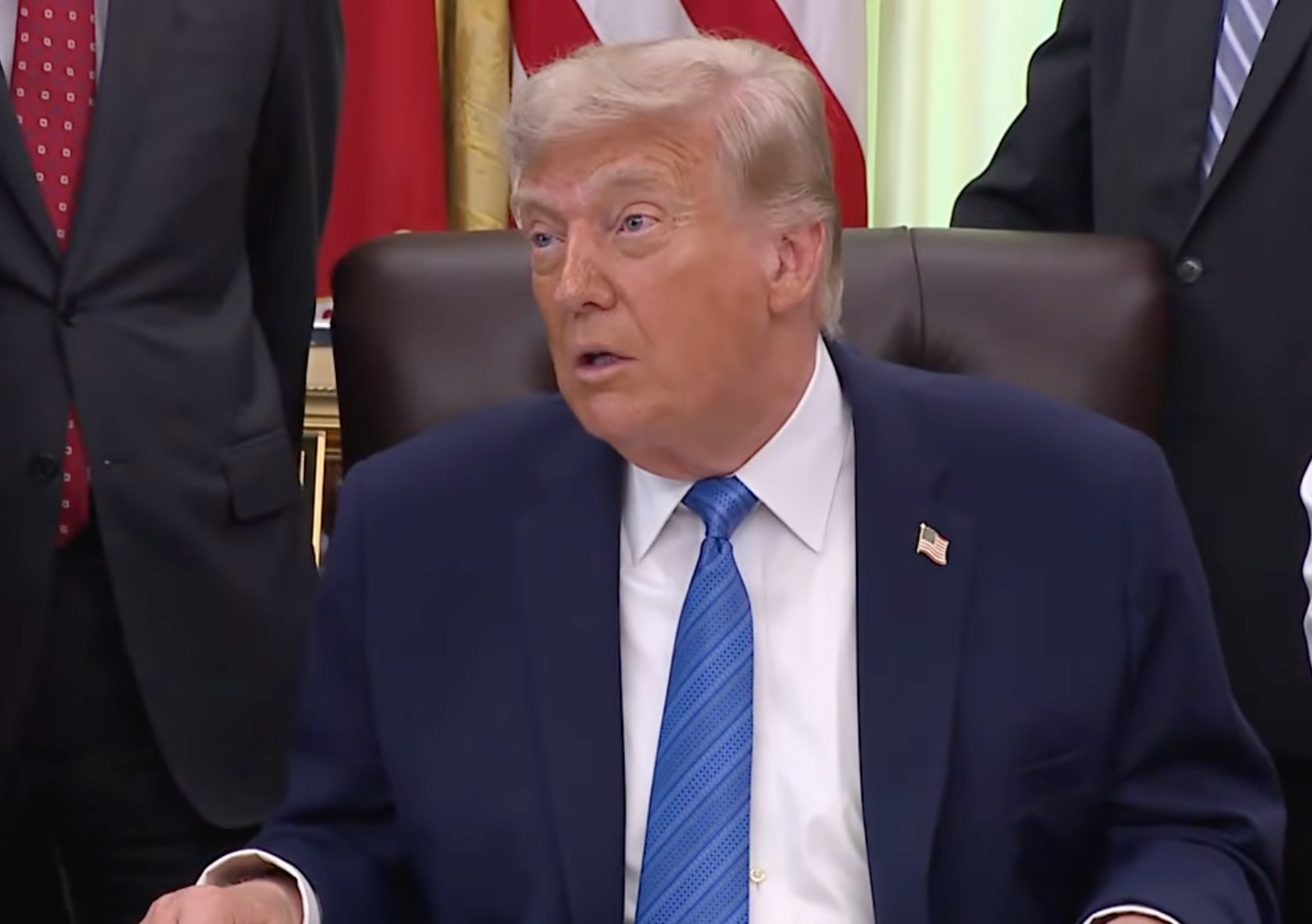 President Trump has revealed that he is wishing for 'peace for the world' for his 80th birthday