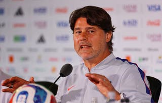 Mauricio Pochettino during the press conference