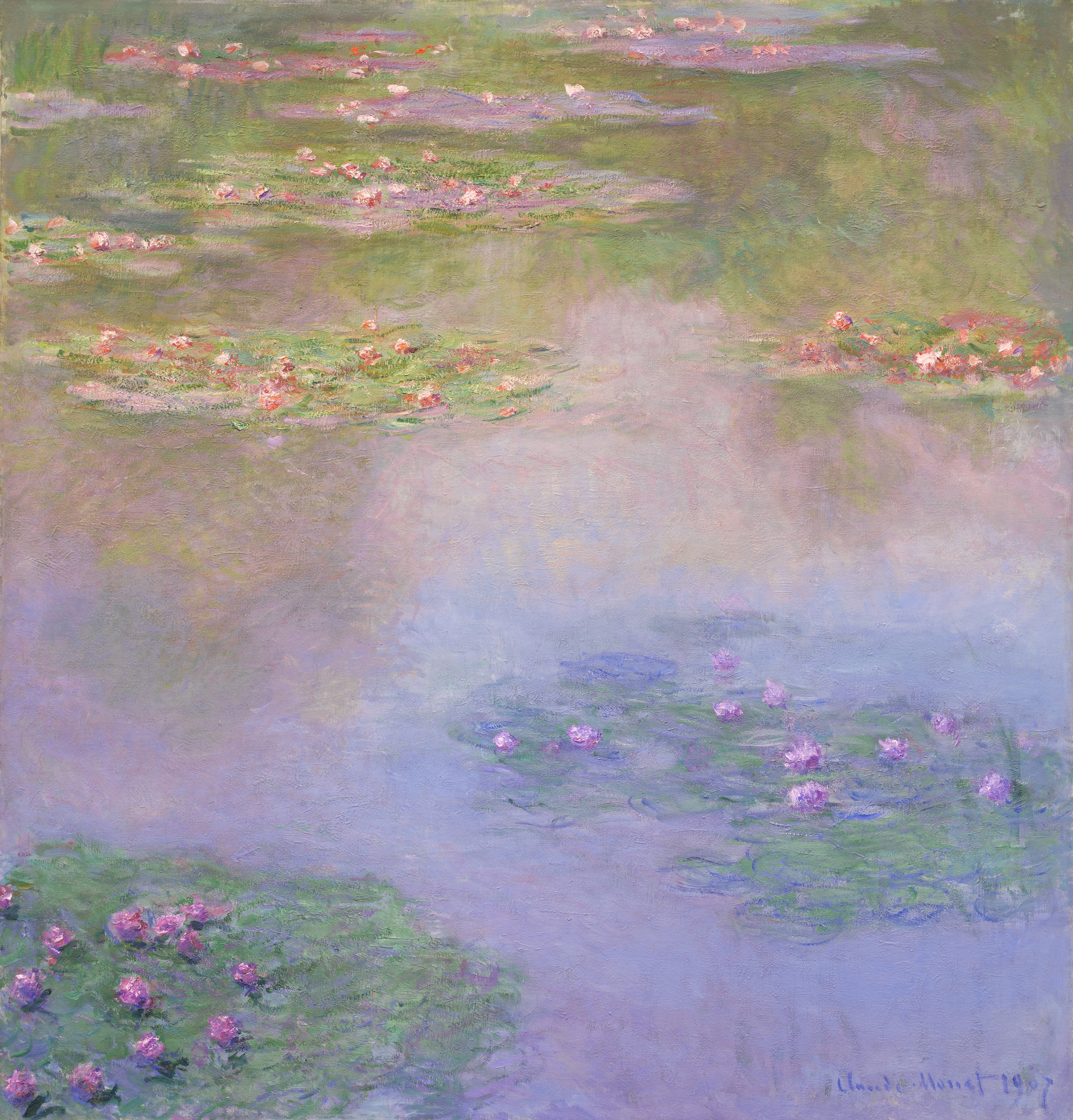 Claude Monet's Nymphéas which is due to sold at auction
