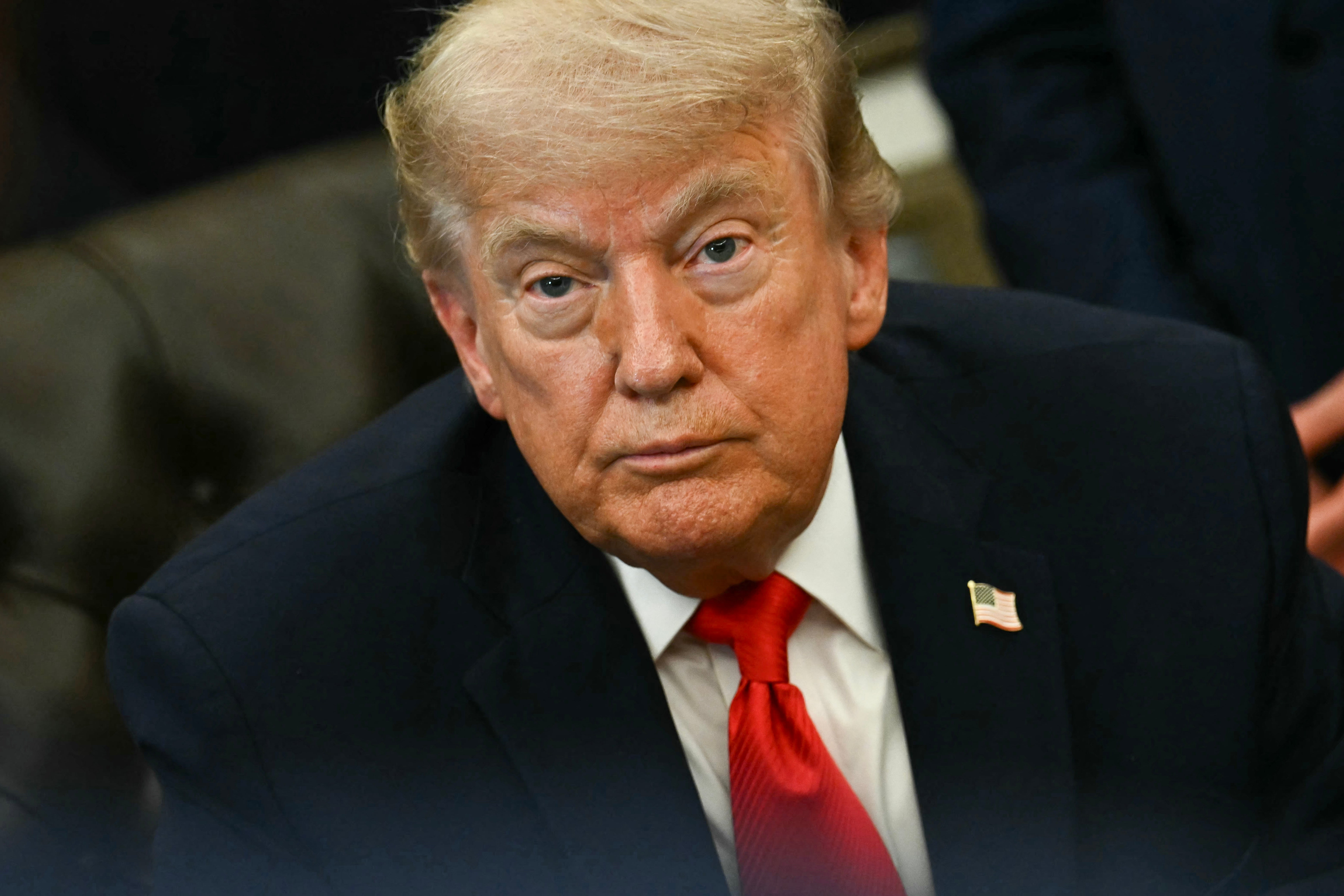 Trump has said Cornyn will ‘remain my friend for a long time to come’ prompting the veteran lawmaker to respond: ‘If that’s the way friends treat you, you wonder about his enemies’ (AFP/Getty)