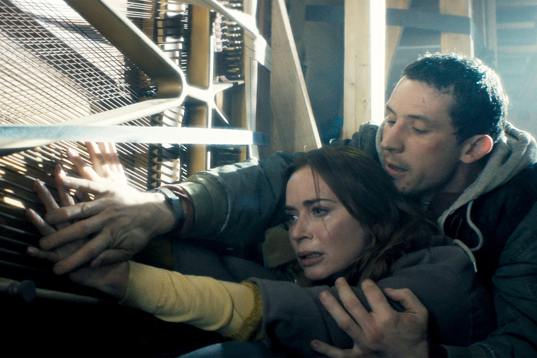 Emily Blunt and Josh O’Connor in Steven Spielberg’s ‘Disclosure Day’