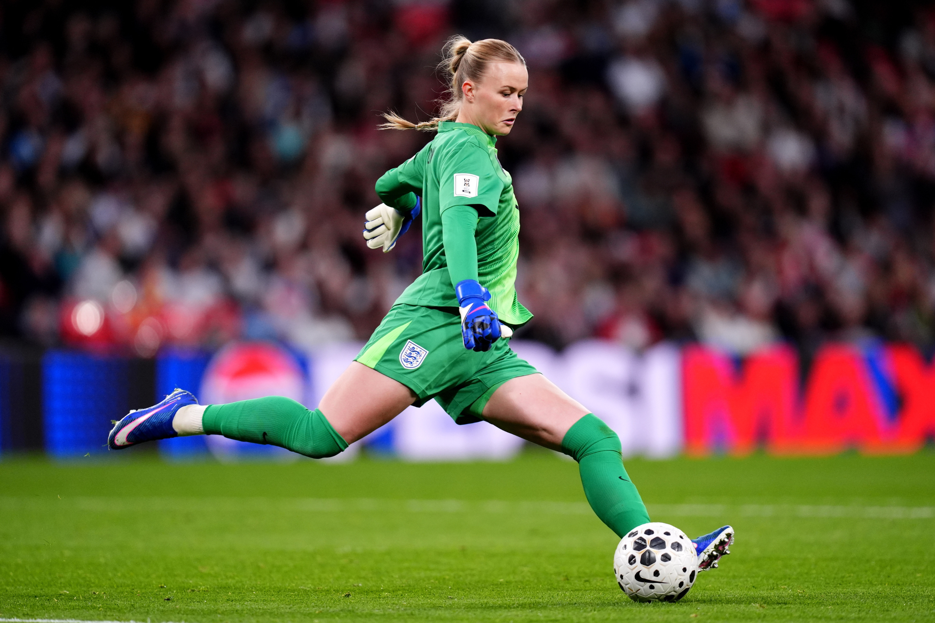 England goalkeeper Hannah Hampton who has been made an MBE (John Walton/PA Wire)
