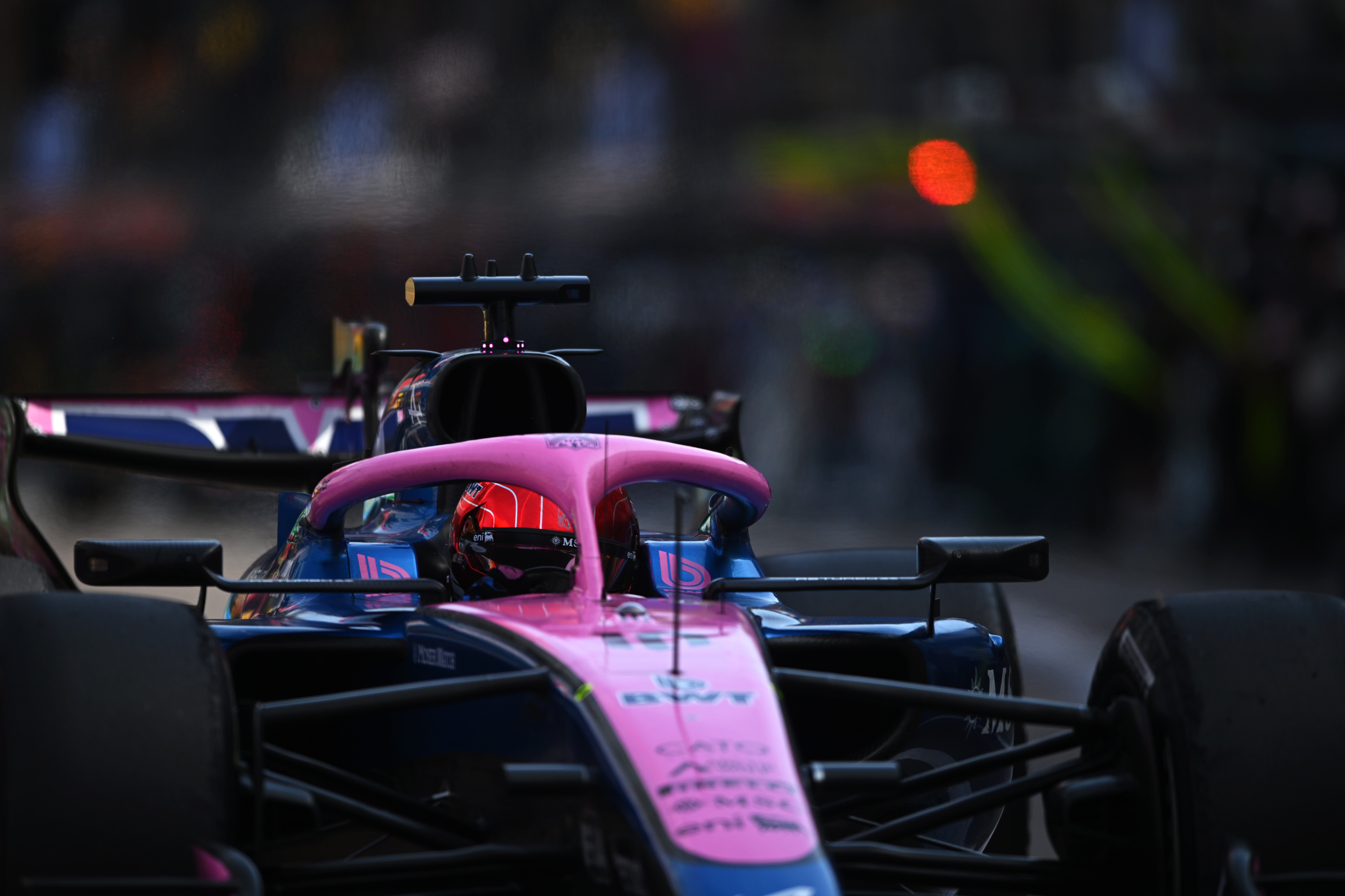 Gasly was given two five-second penalties for speeding in the pit-lane (Getty)
