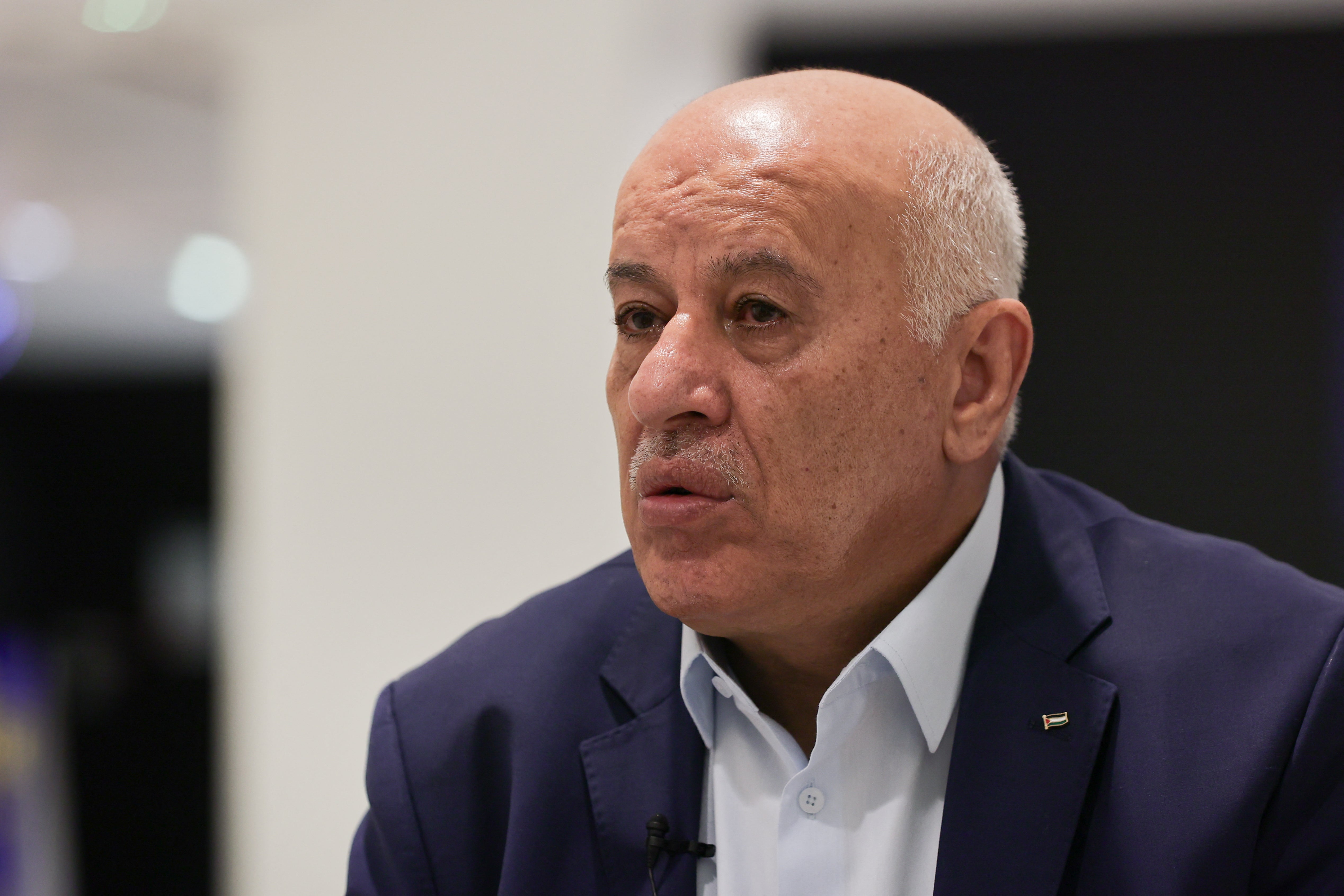 Palestine football chief Jibril Rajoub has not received a US visa yet (AFP/Getty)