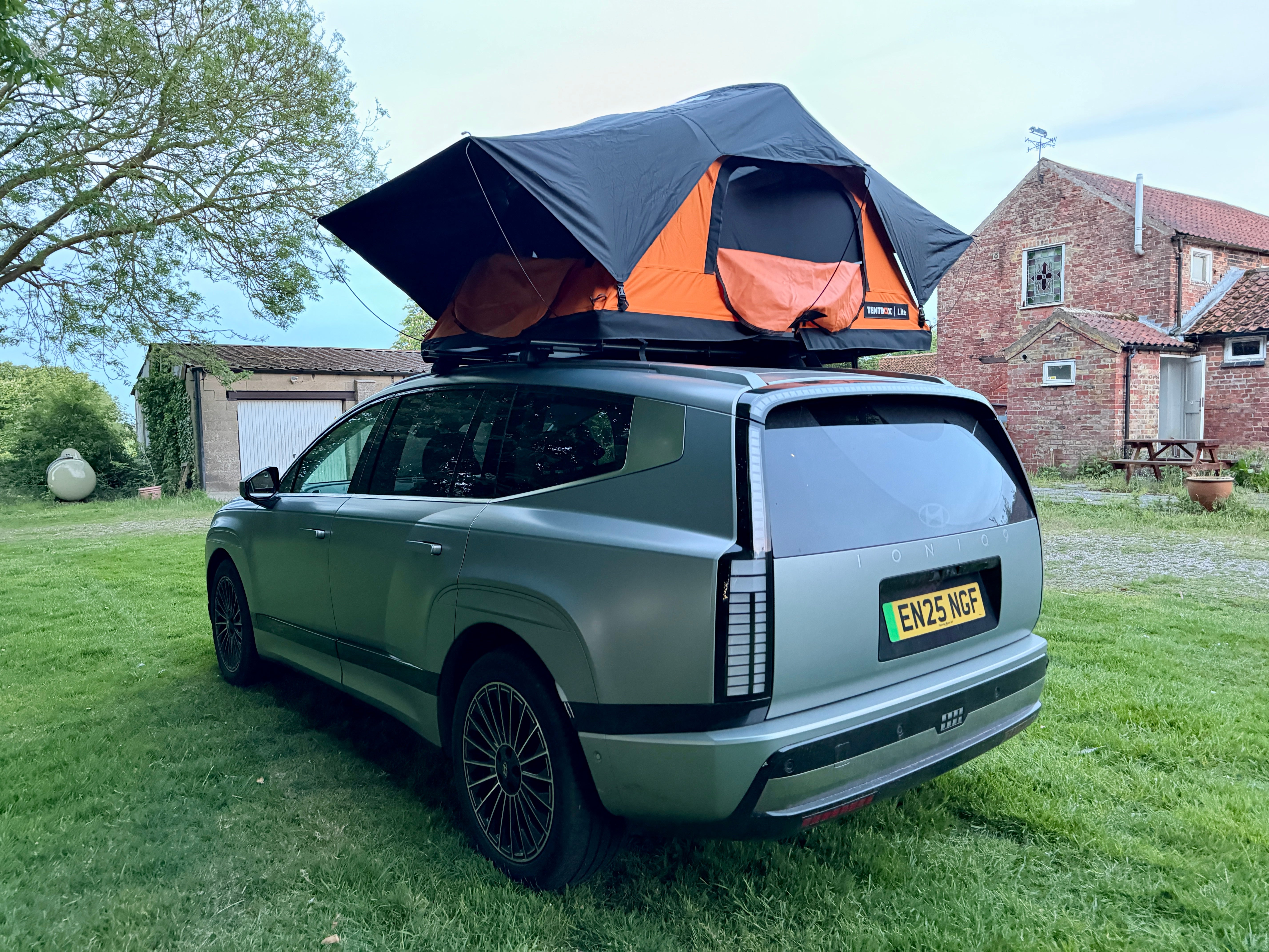 Sleeping six feet up on top of a car felt surprisingly stable, while the view was better (Steve Fowler)
